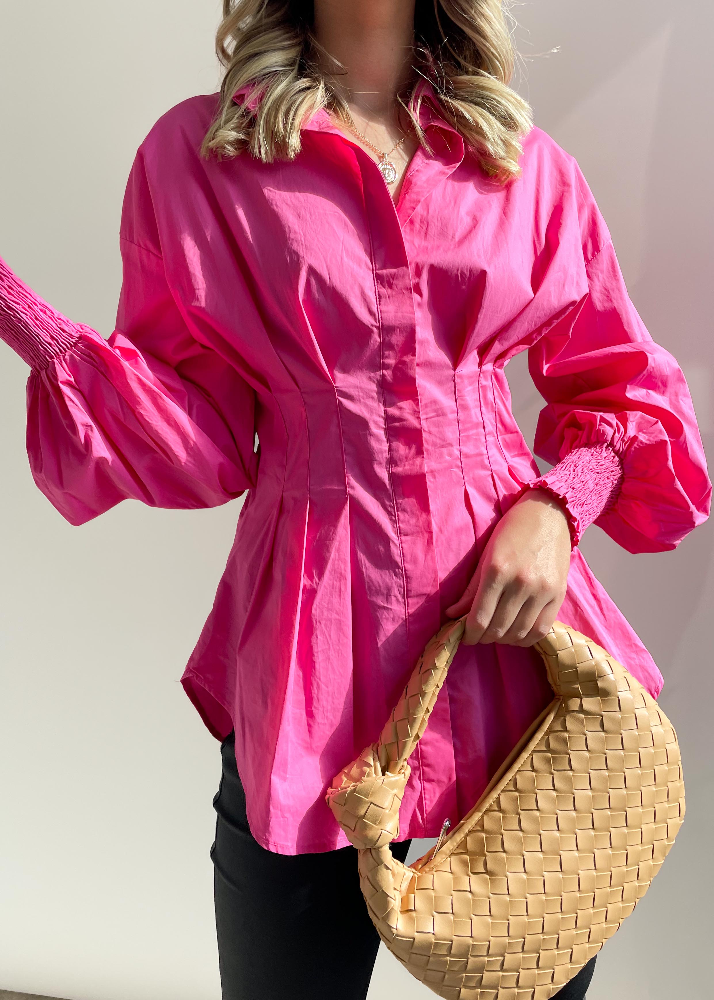 Medley Shirt - Hot Pink