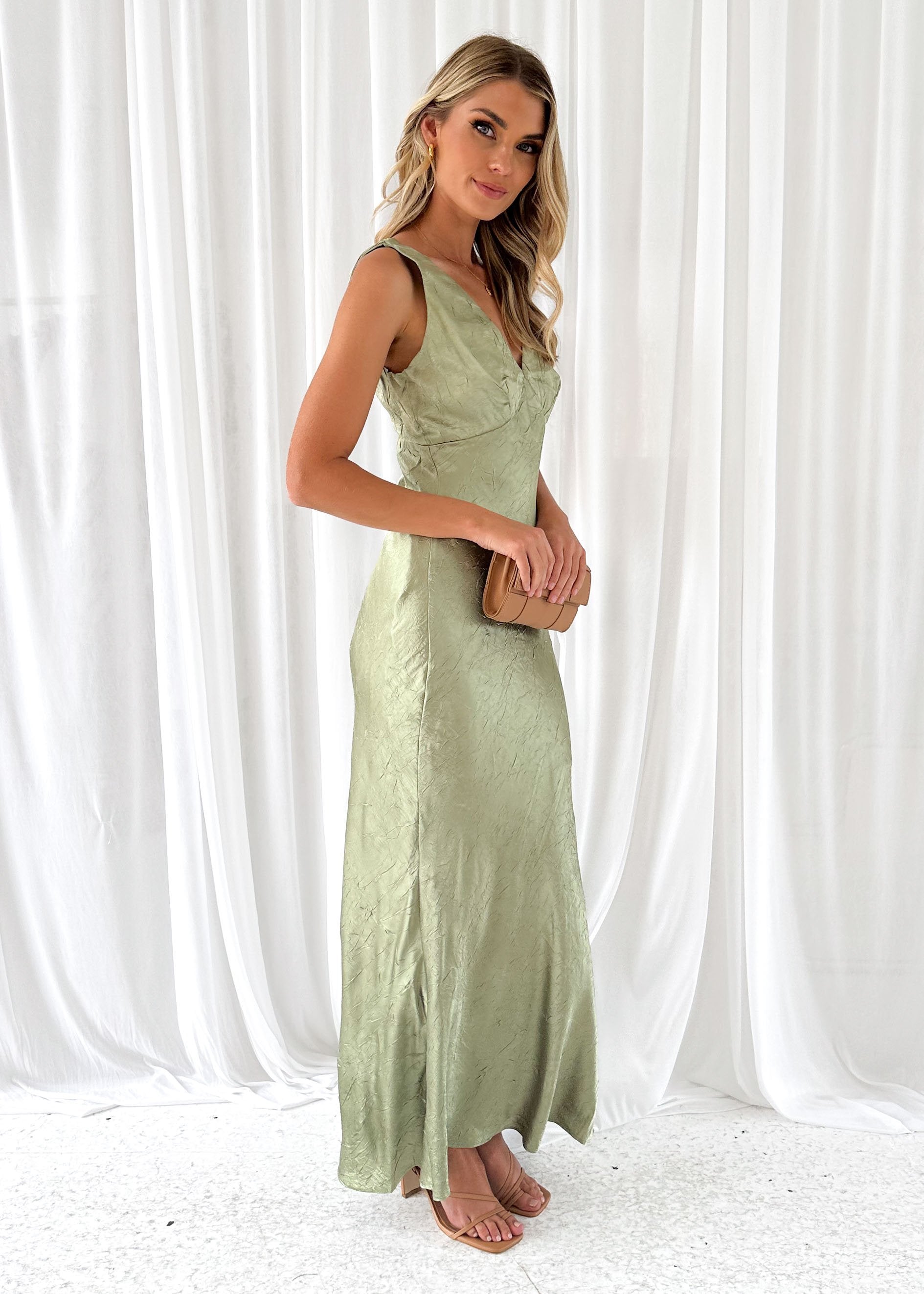 Bronwen Maxi Dress - Olive