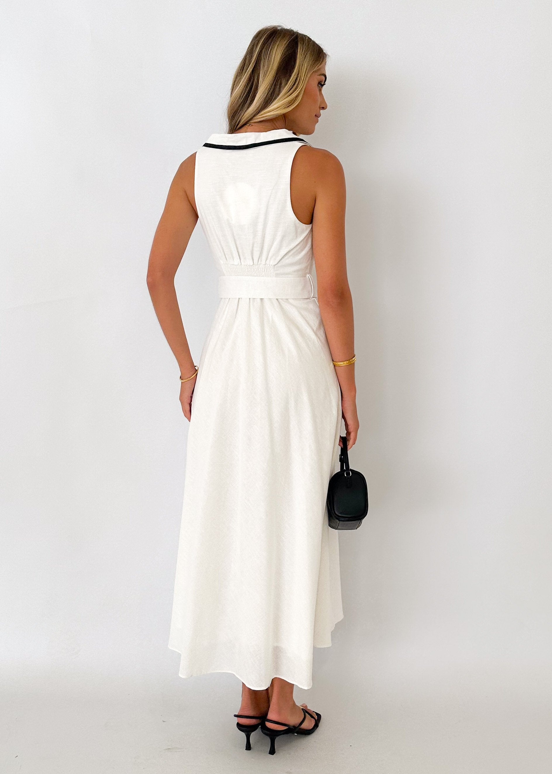 Nellop Midi Dress - Off White