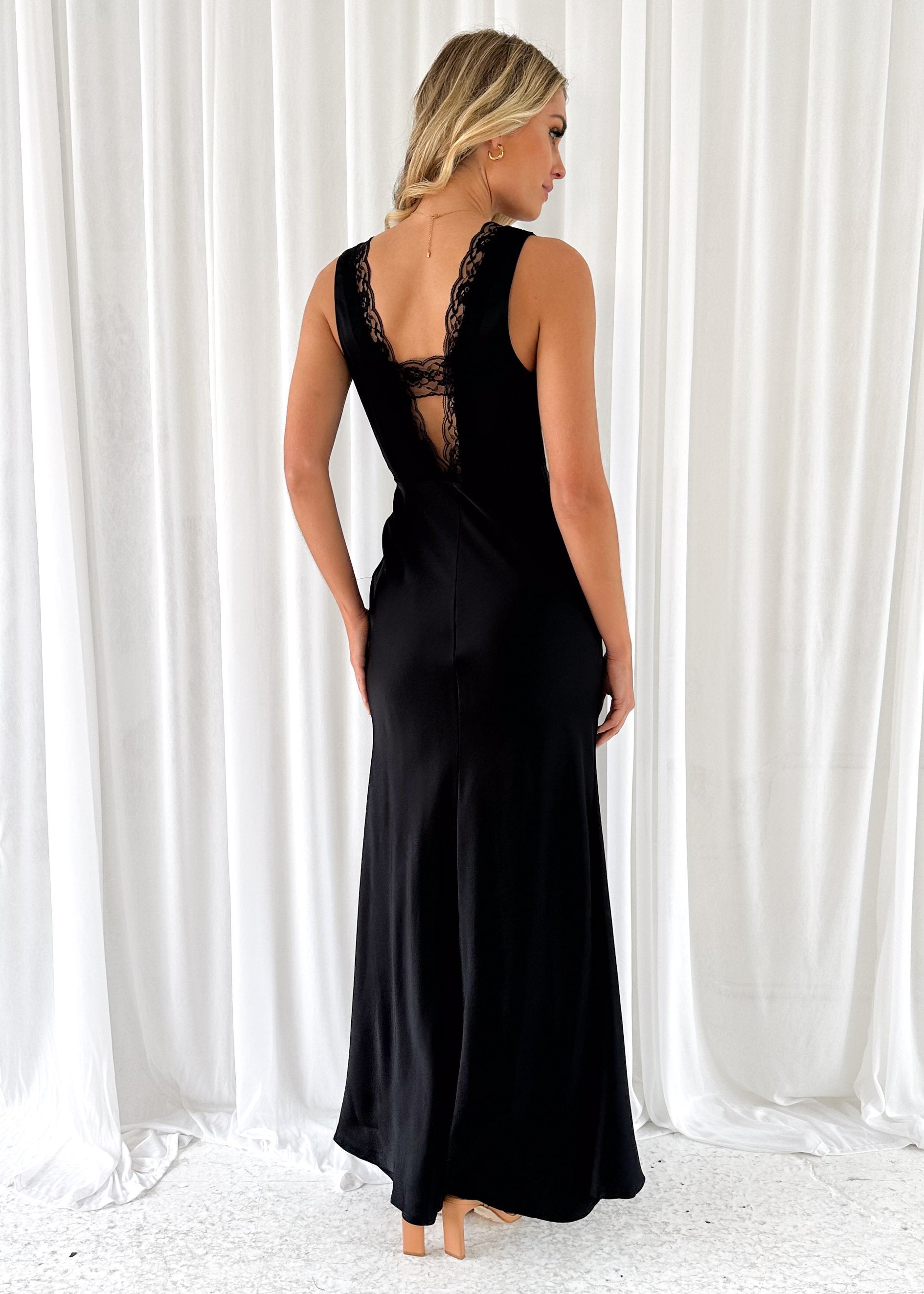 Syrah Maxi Dress - Black