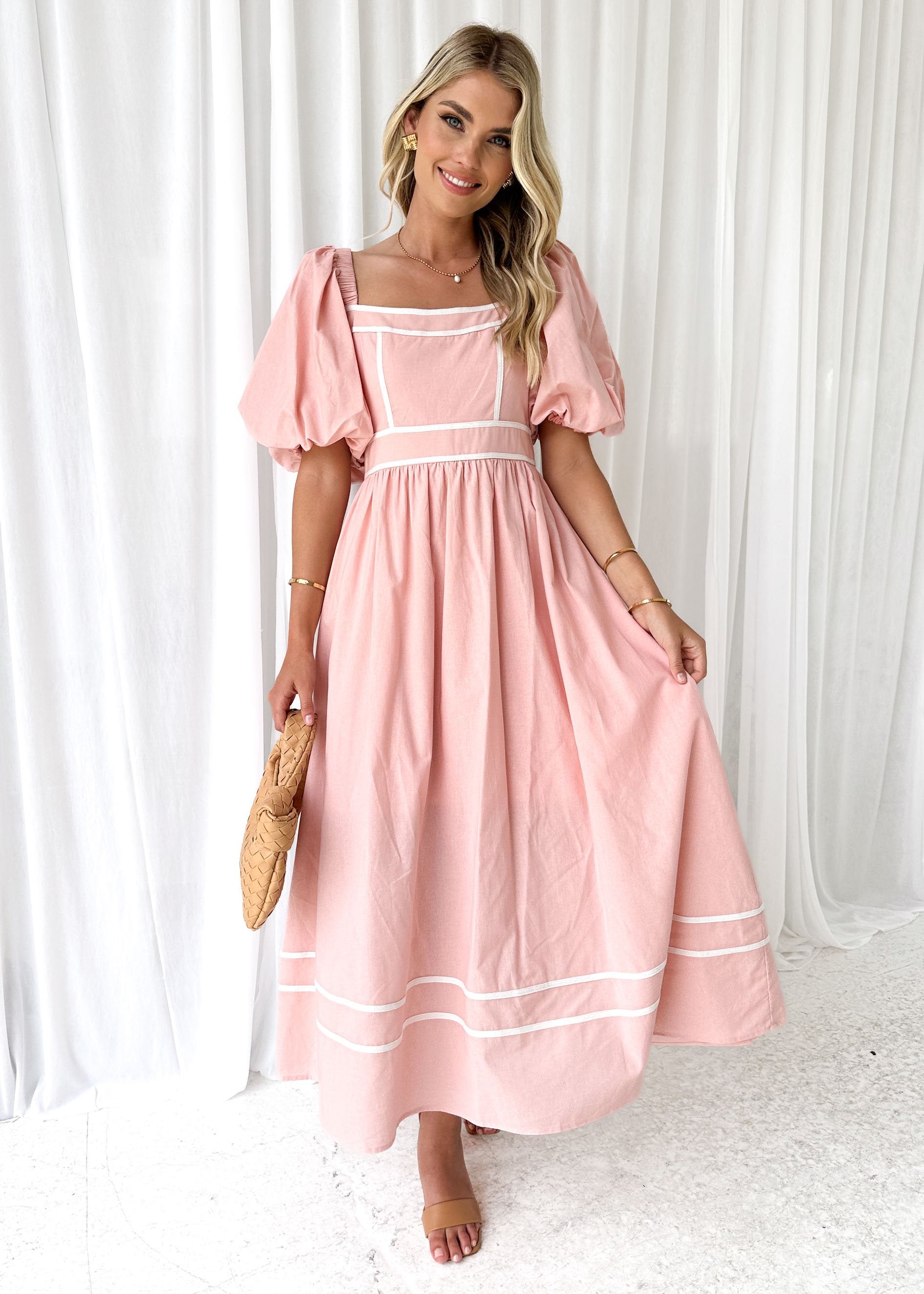 Geelo Midi Dress - Pink