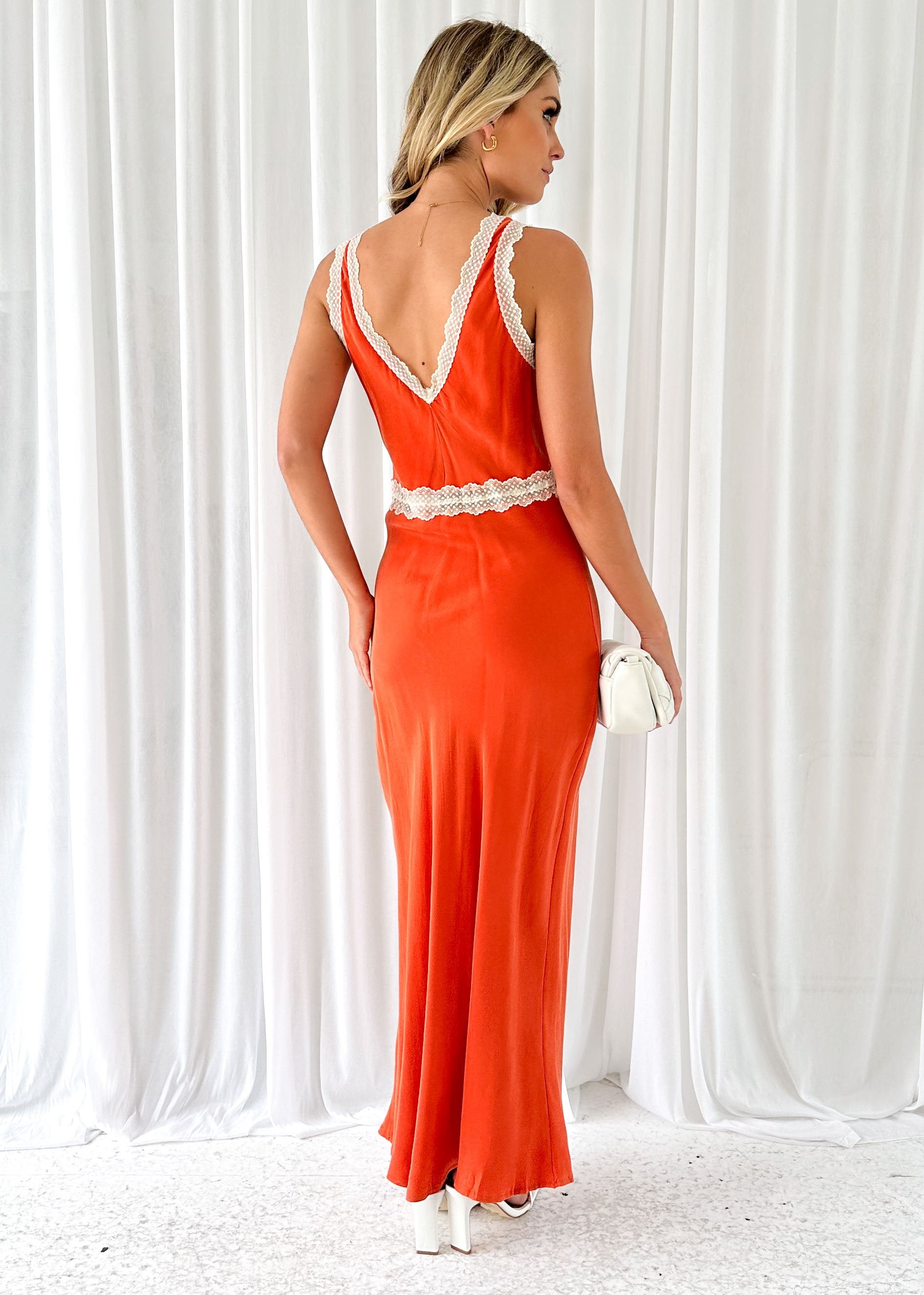 Adine Maxi Dress - Tangerine