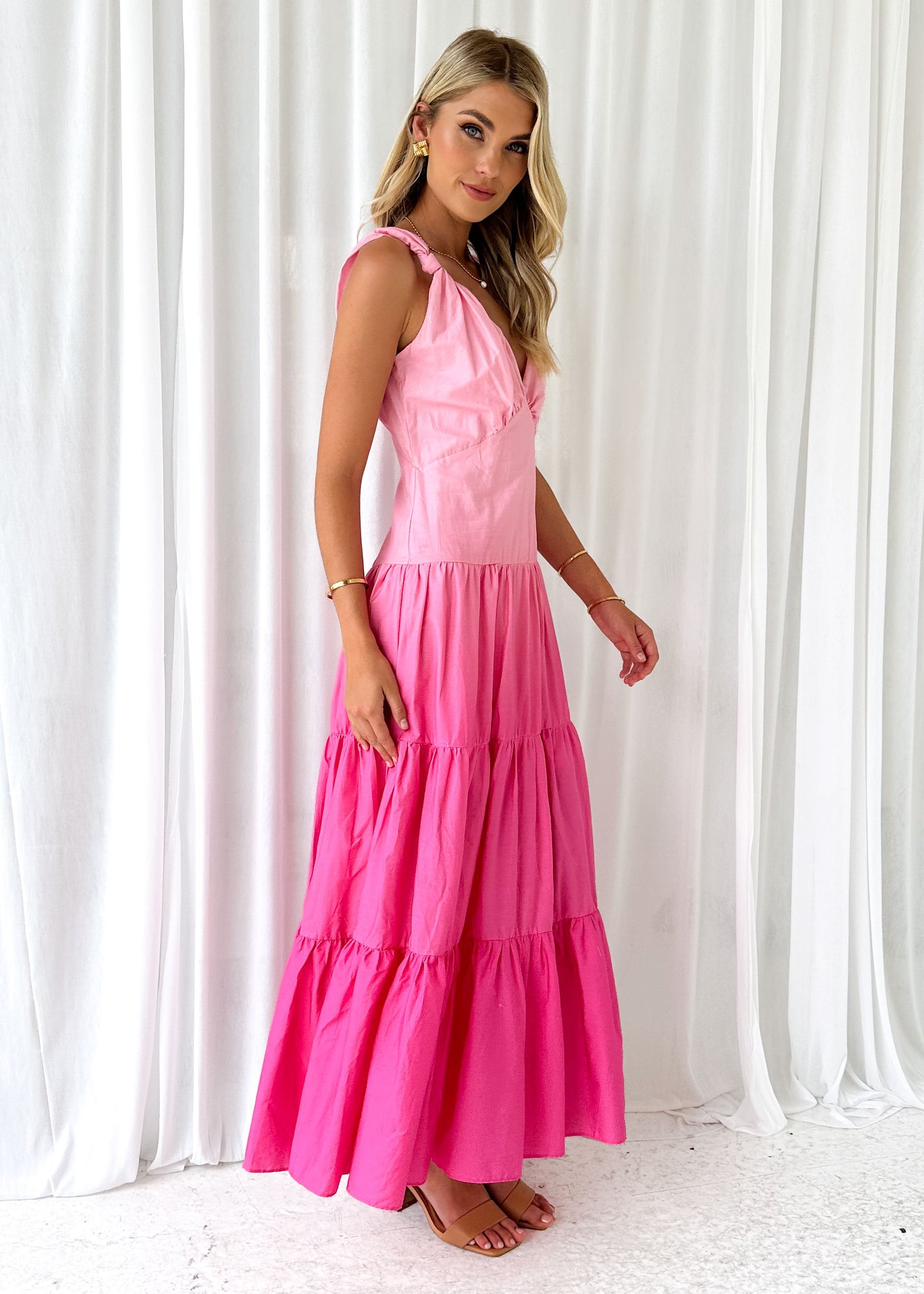 Shariall Midi Dress - Pink