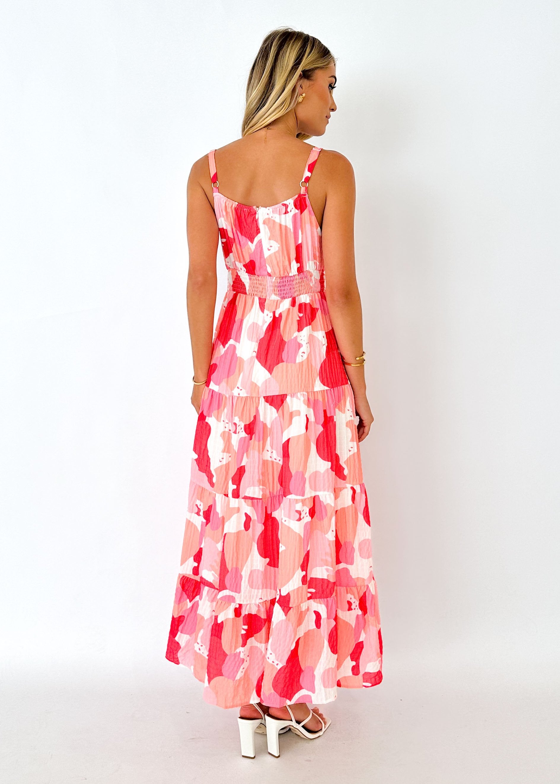 Hillso Maxi Dress - Pink Floral