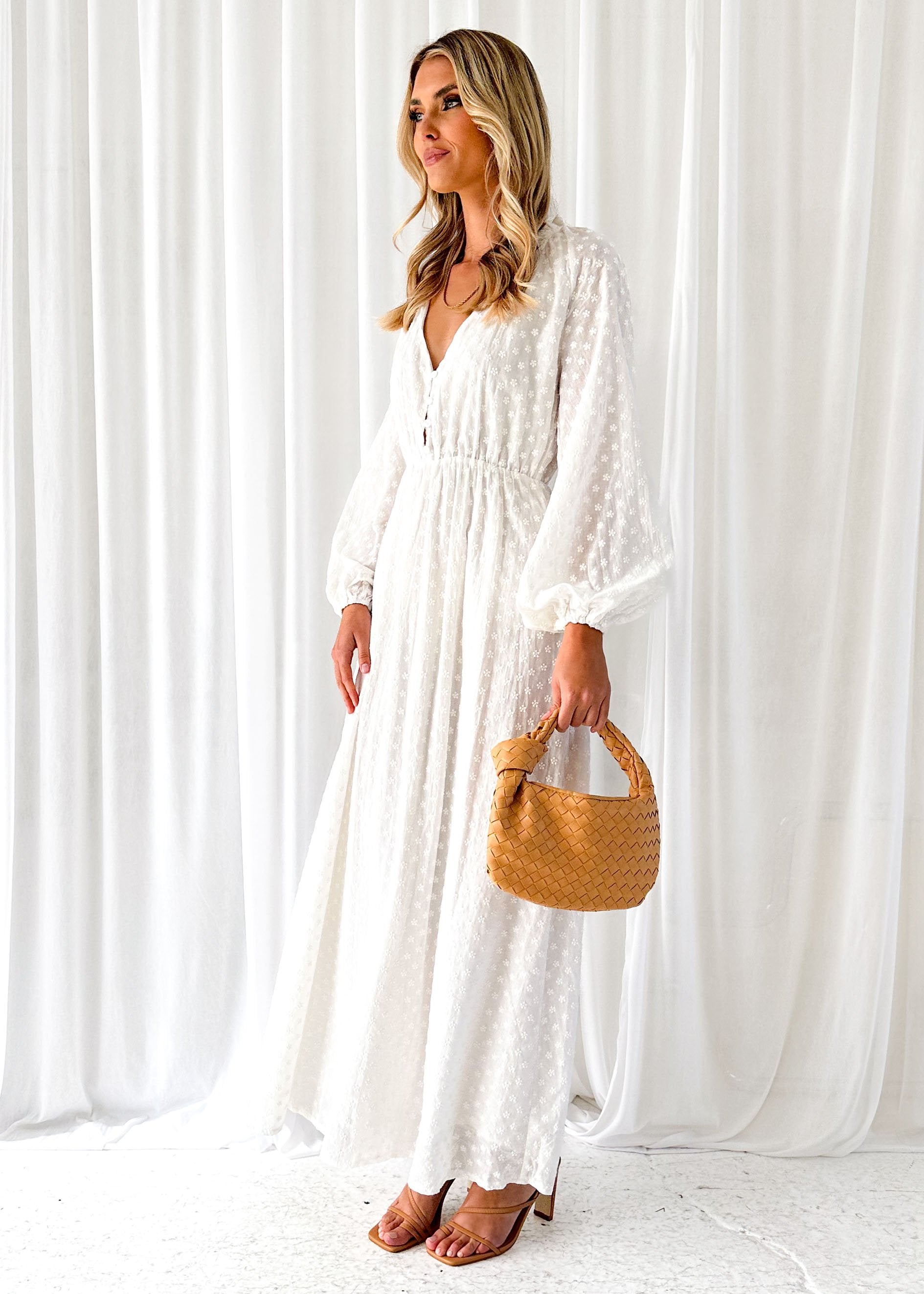 Giovanna Maxi Dress - Off White