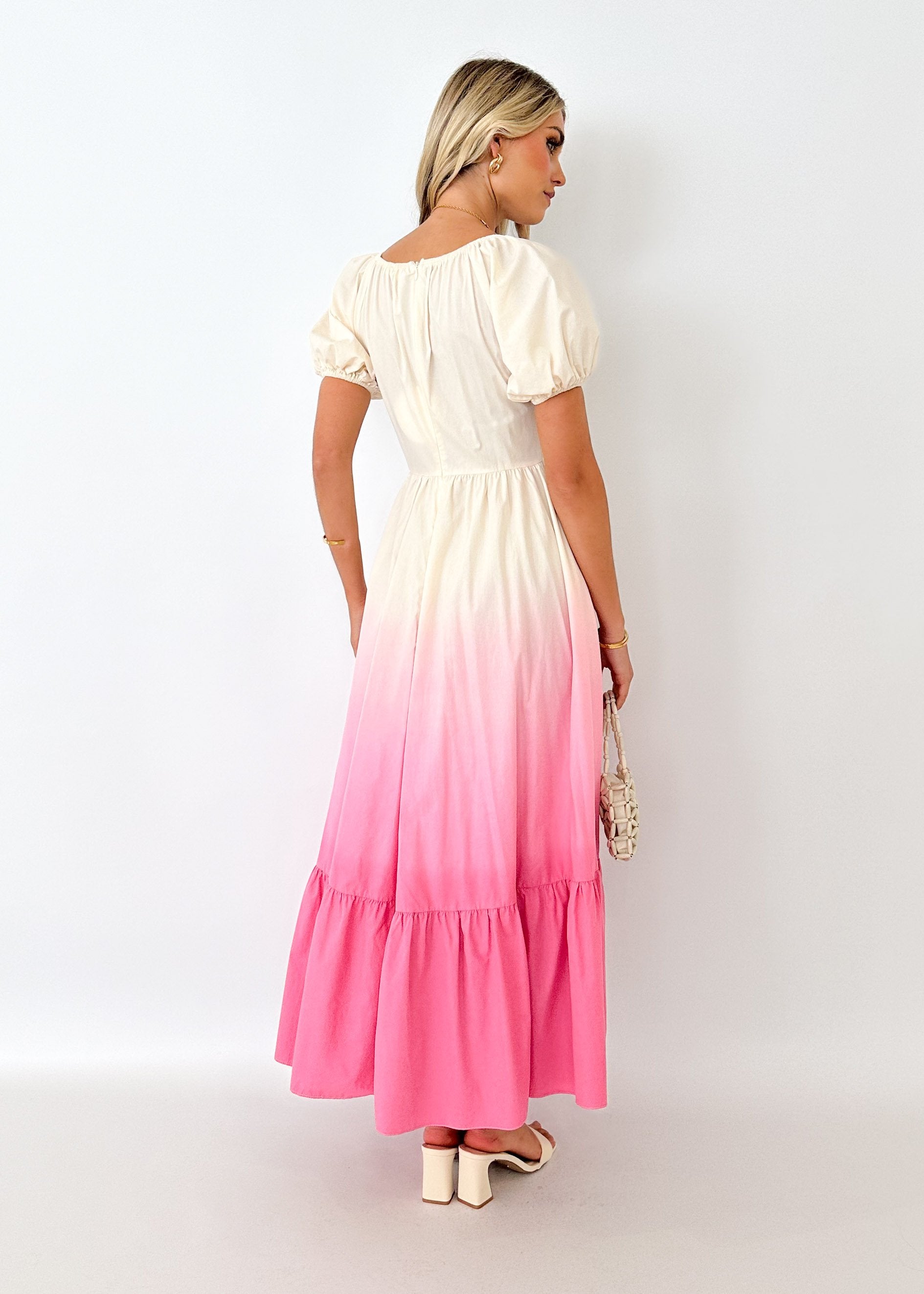 Medea Maxi Dress - Pink Ombre