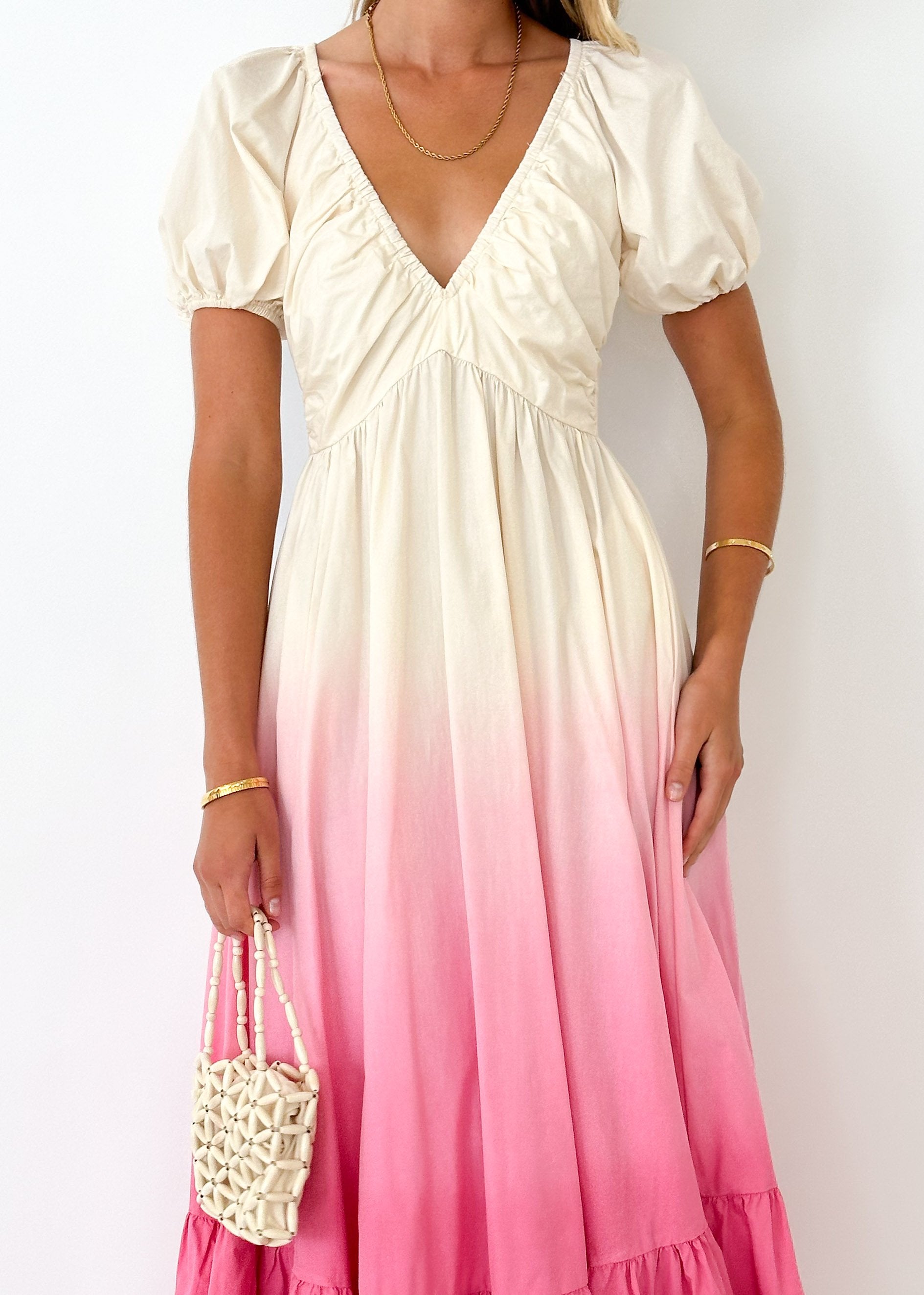 Medea Maxi Dress - Pink Ombre