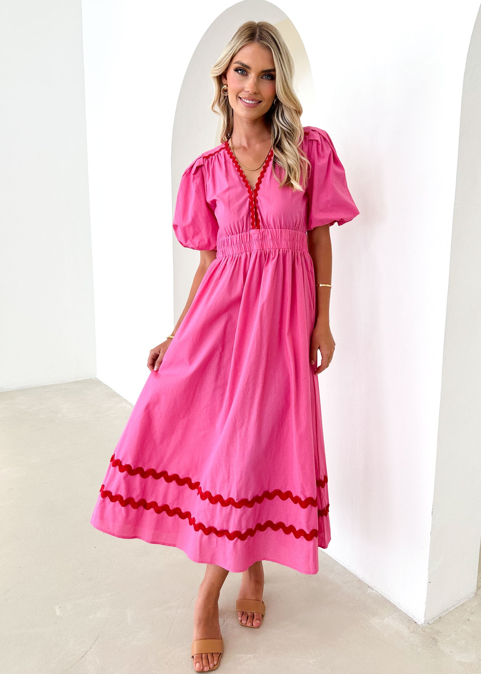 Lillario Maxi Dress - Pink