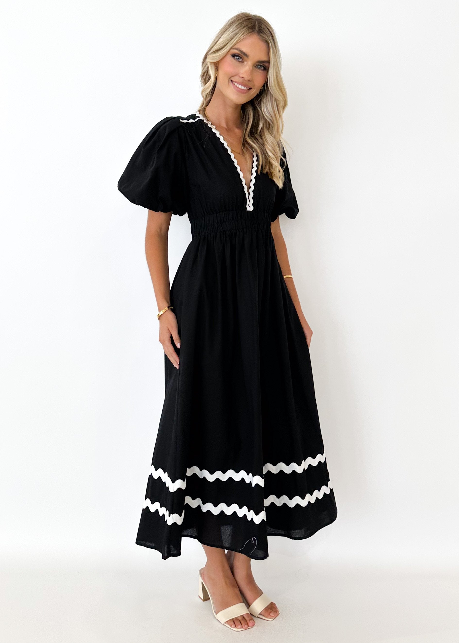Lillario Maxi Dress - Black