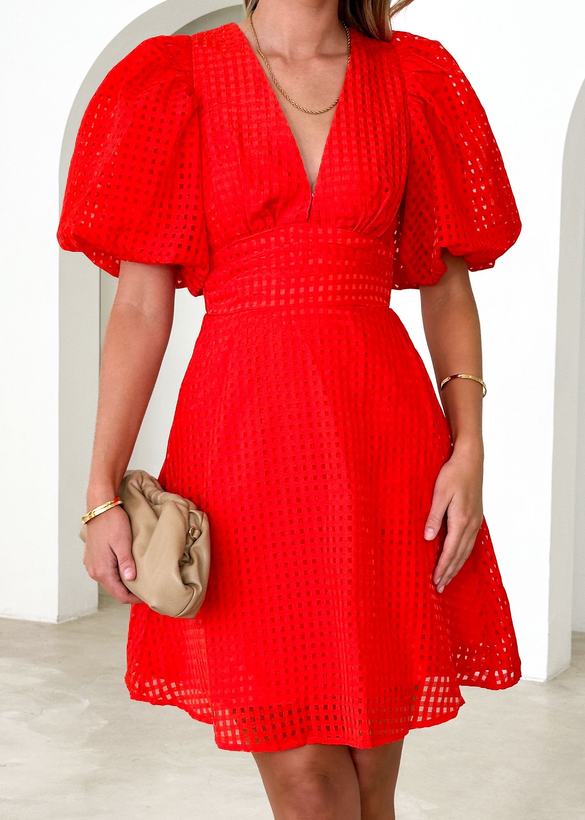Yearcha Dress - Red