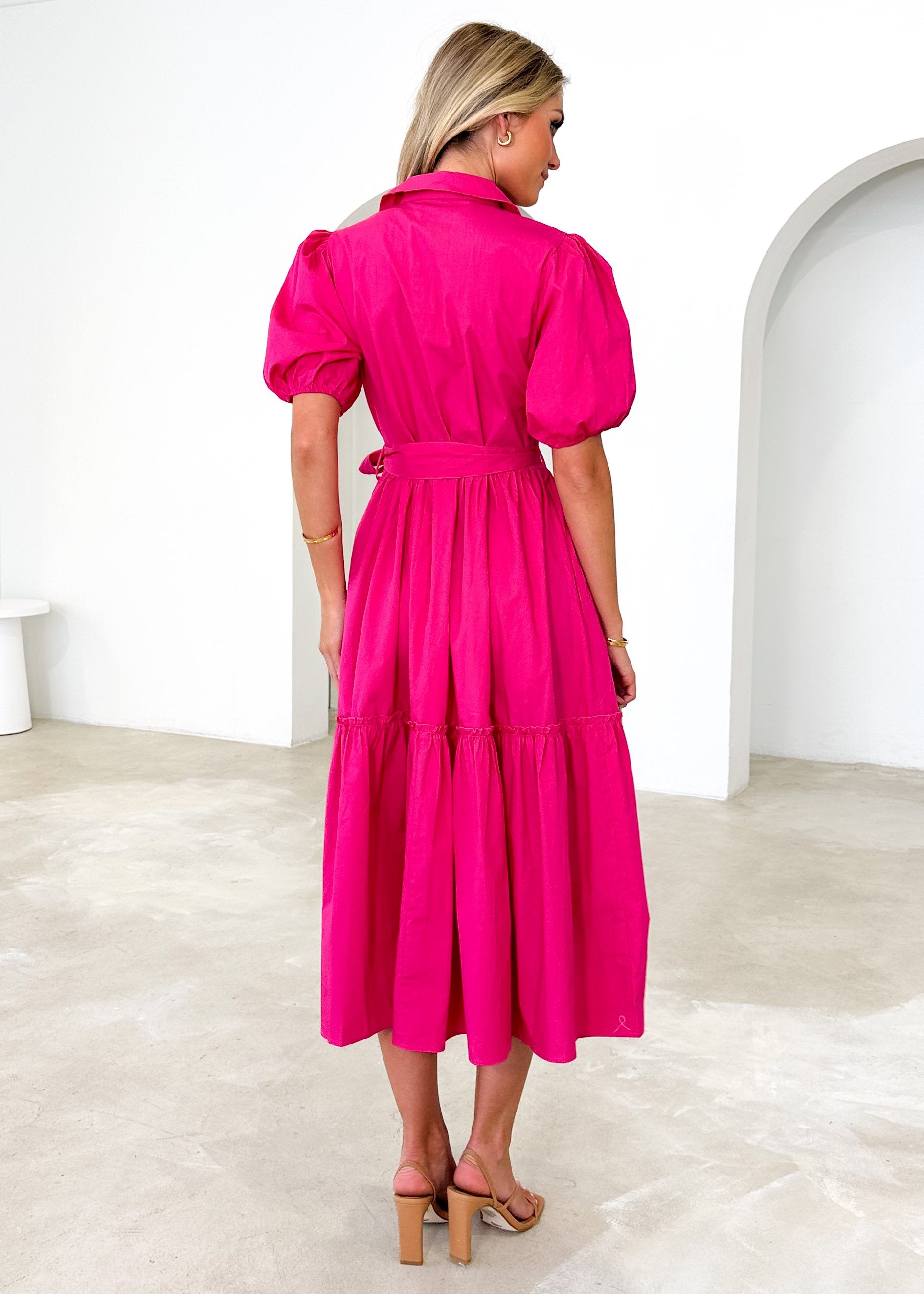 Pliskie Midi Dress - Pink