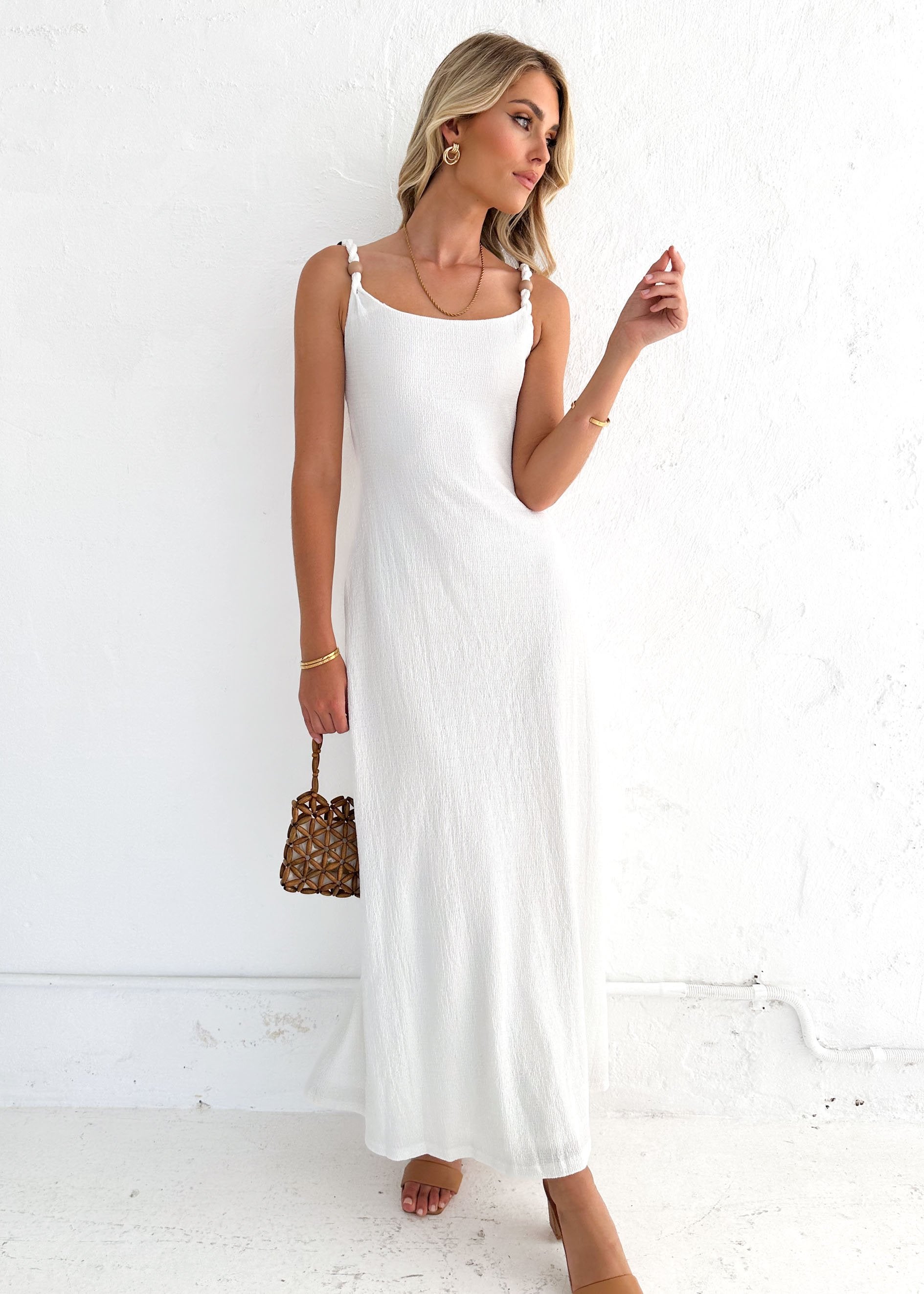 Relloe Maxi Dress - Off White