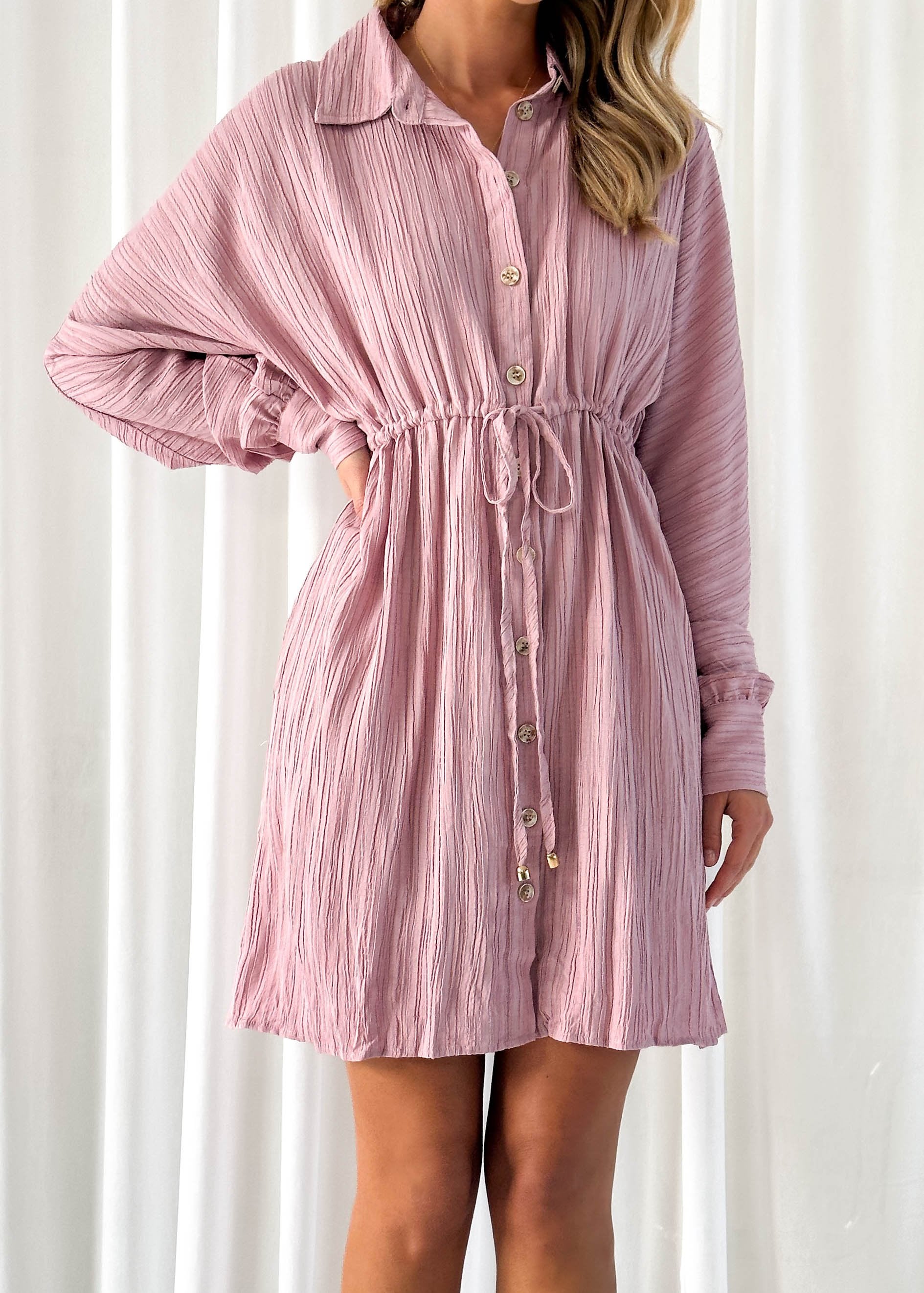 Anderana Dress - Dusty Pink
