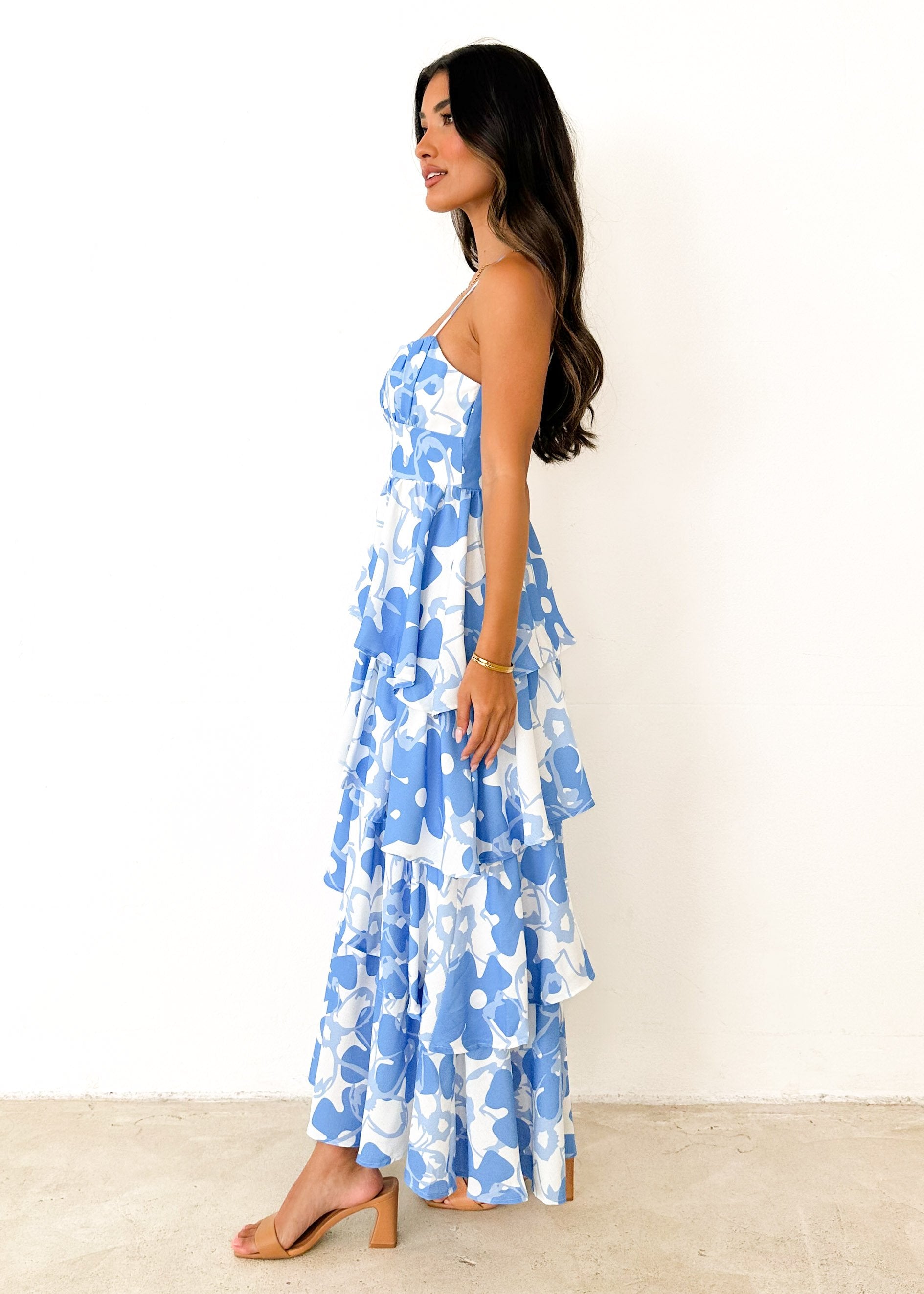 Andie Maxi Dress - Blue Floral
