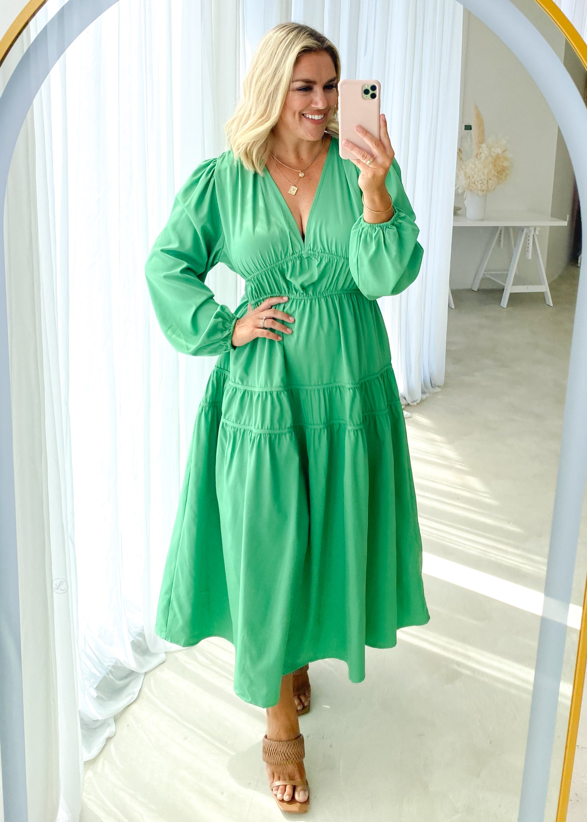 Ryrie Maxi Dress - Green