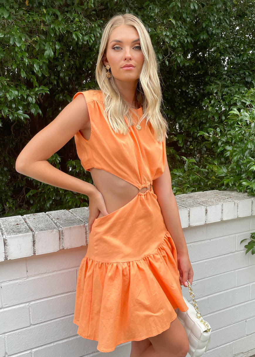 Mejella Mini Dress - Orange