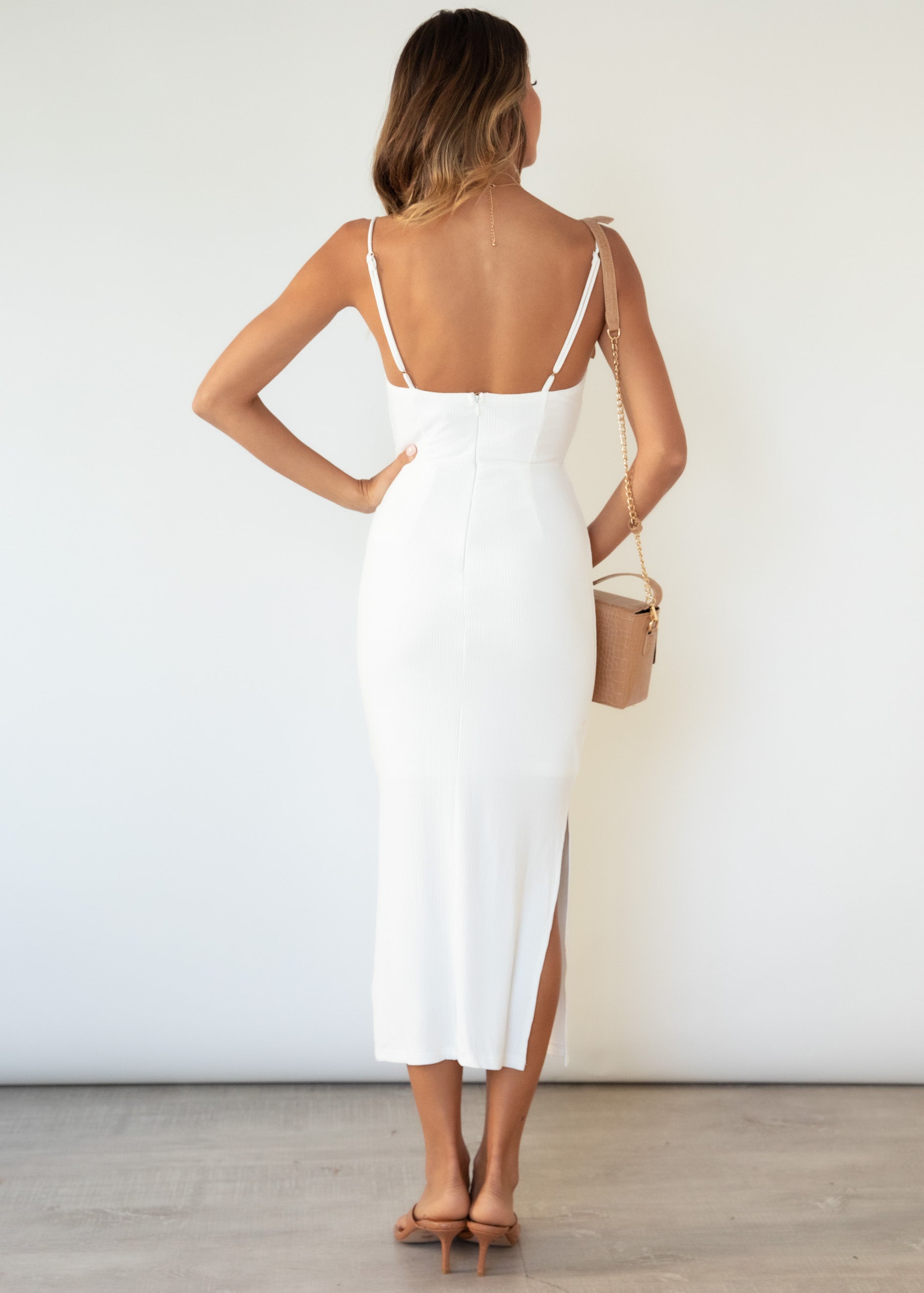 Zanya Midi Dress - Off White