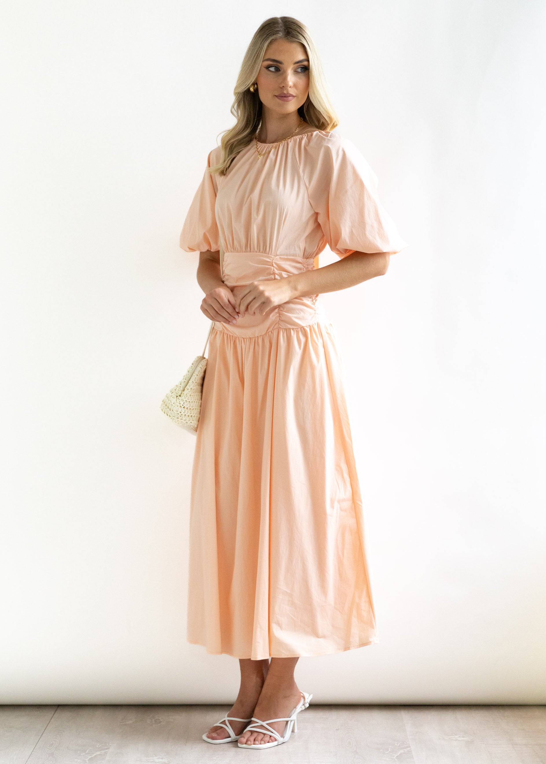Jasmine Maxi Dress - Peach