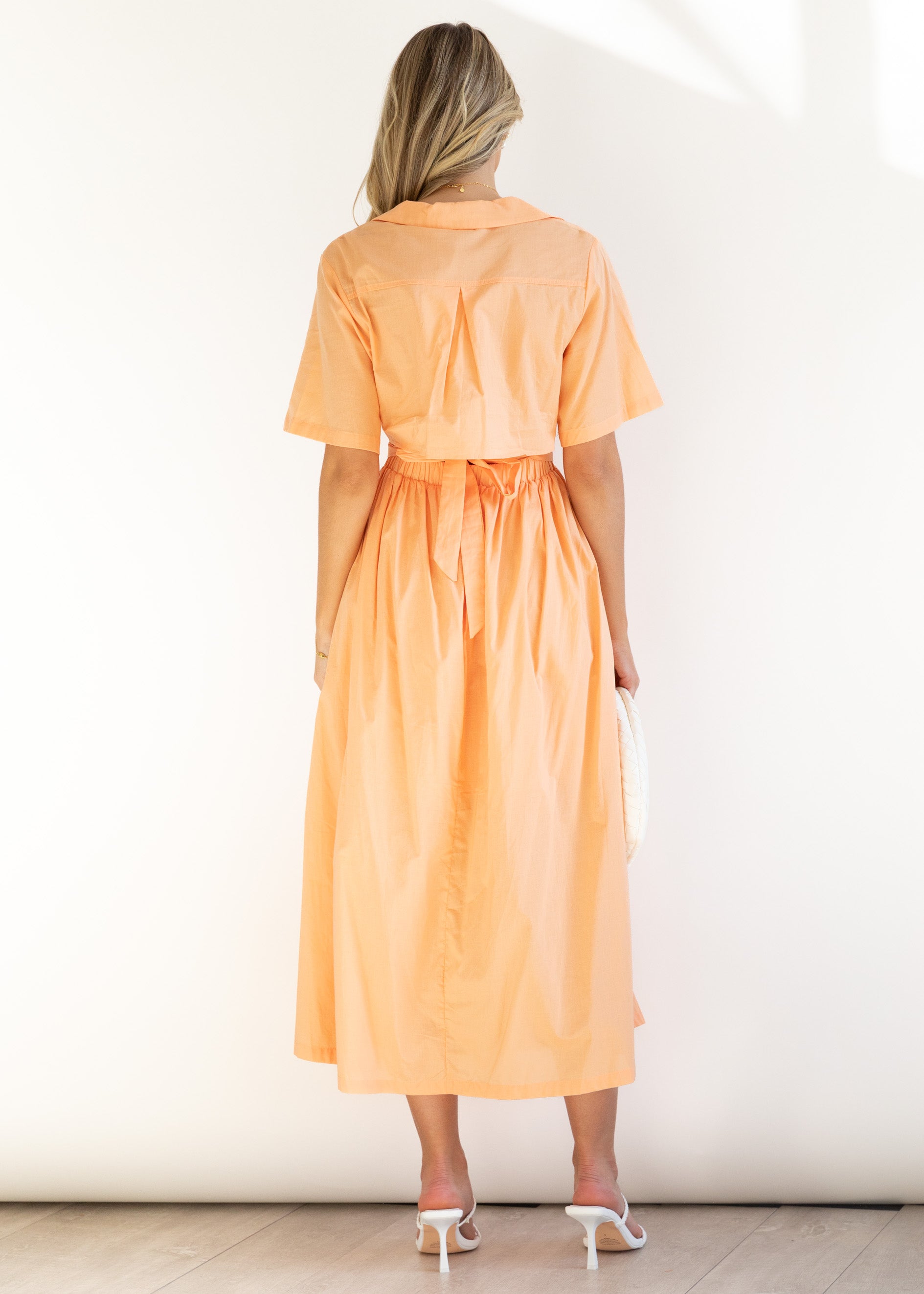 Jayze Midi Dress - Peach