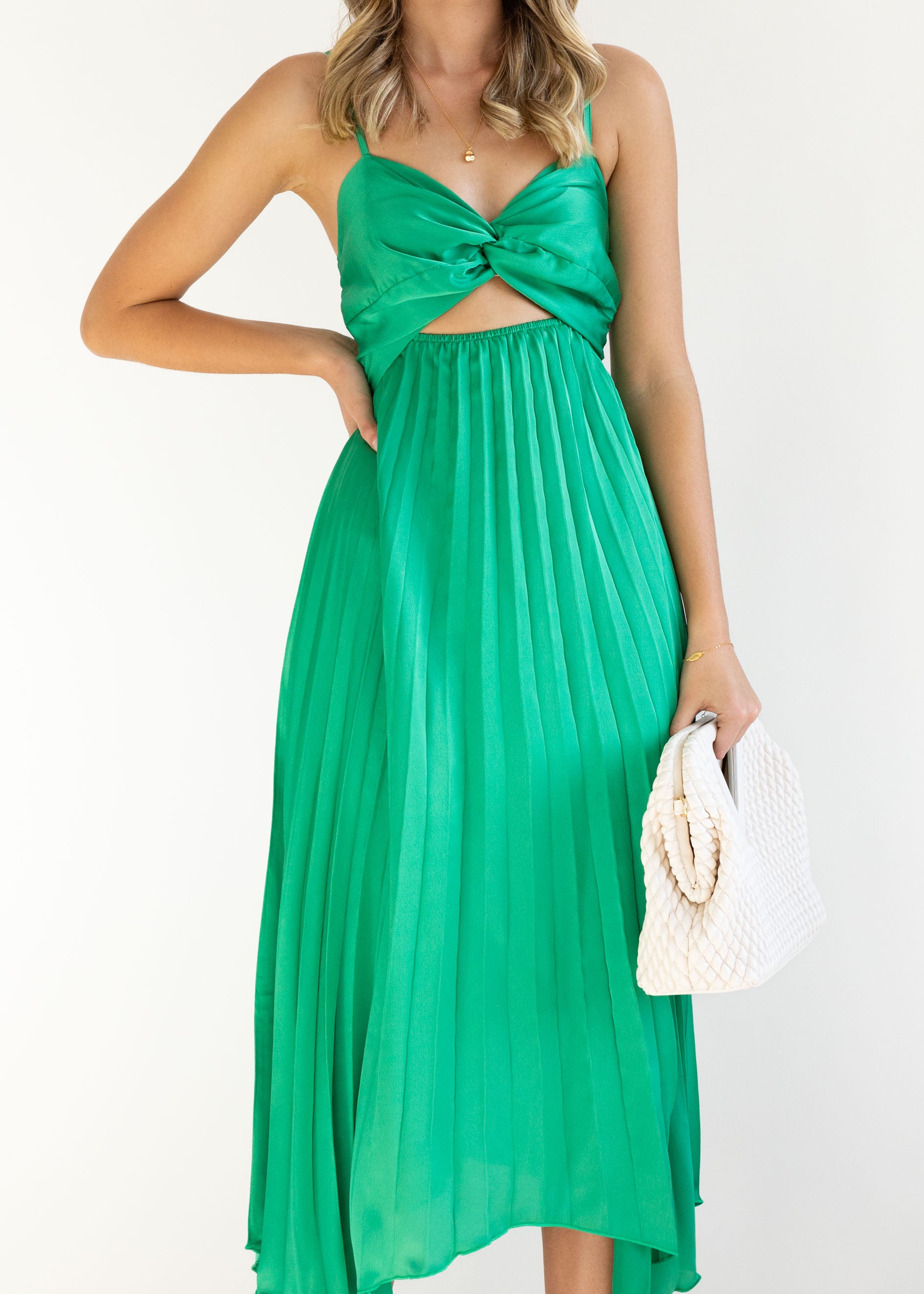 Lornia Midi Dress - Green