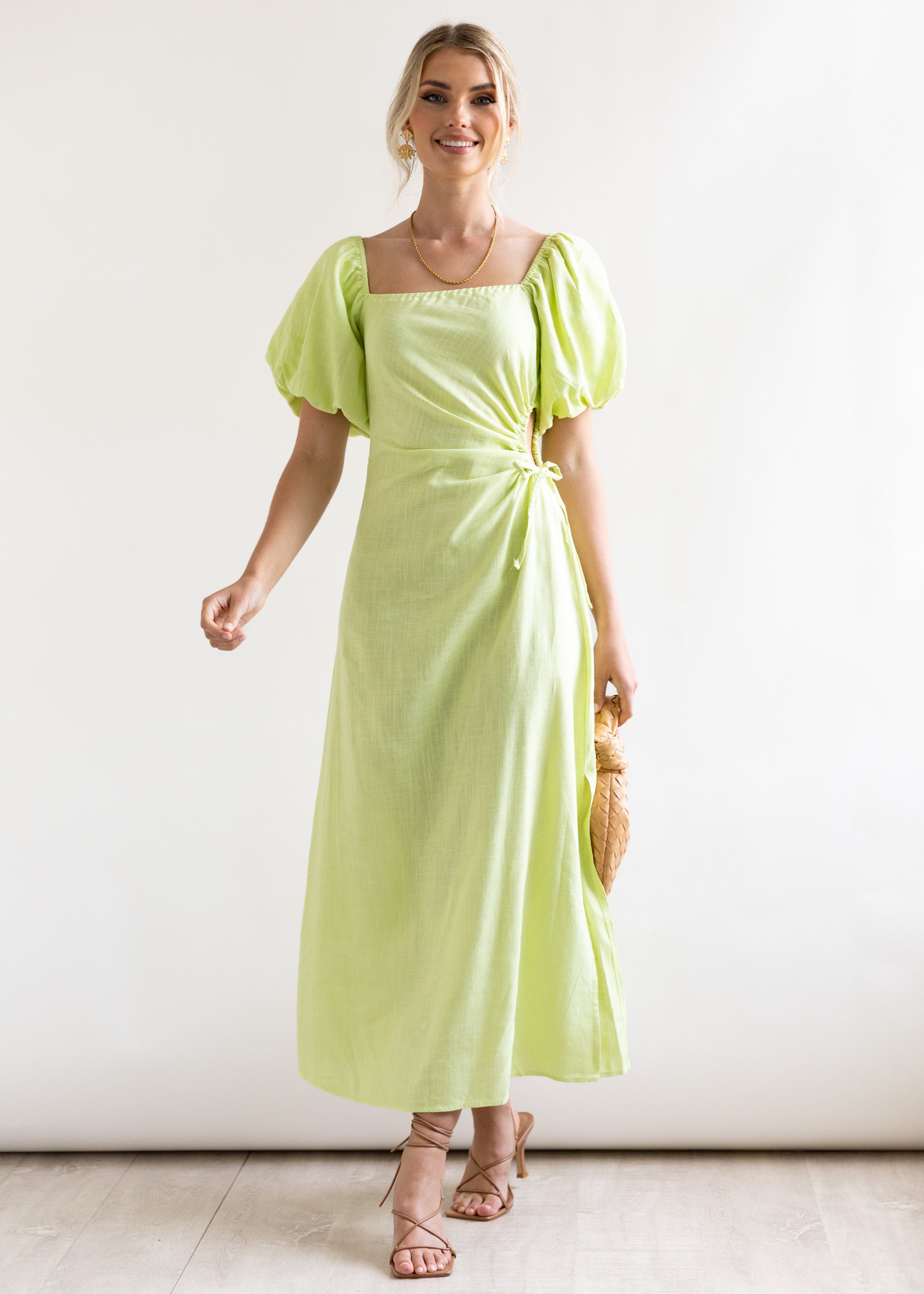 Amara Maxi Dress - Lime