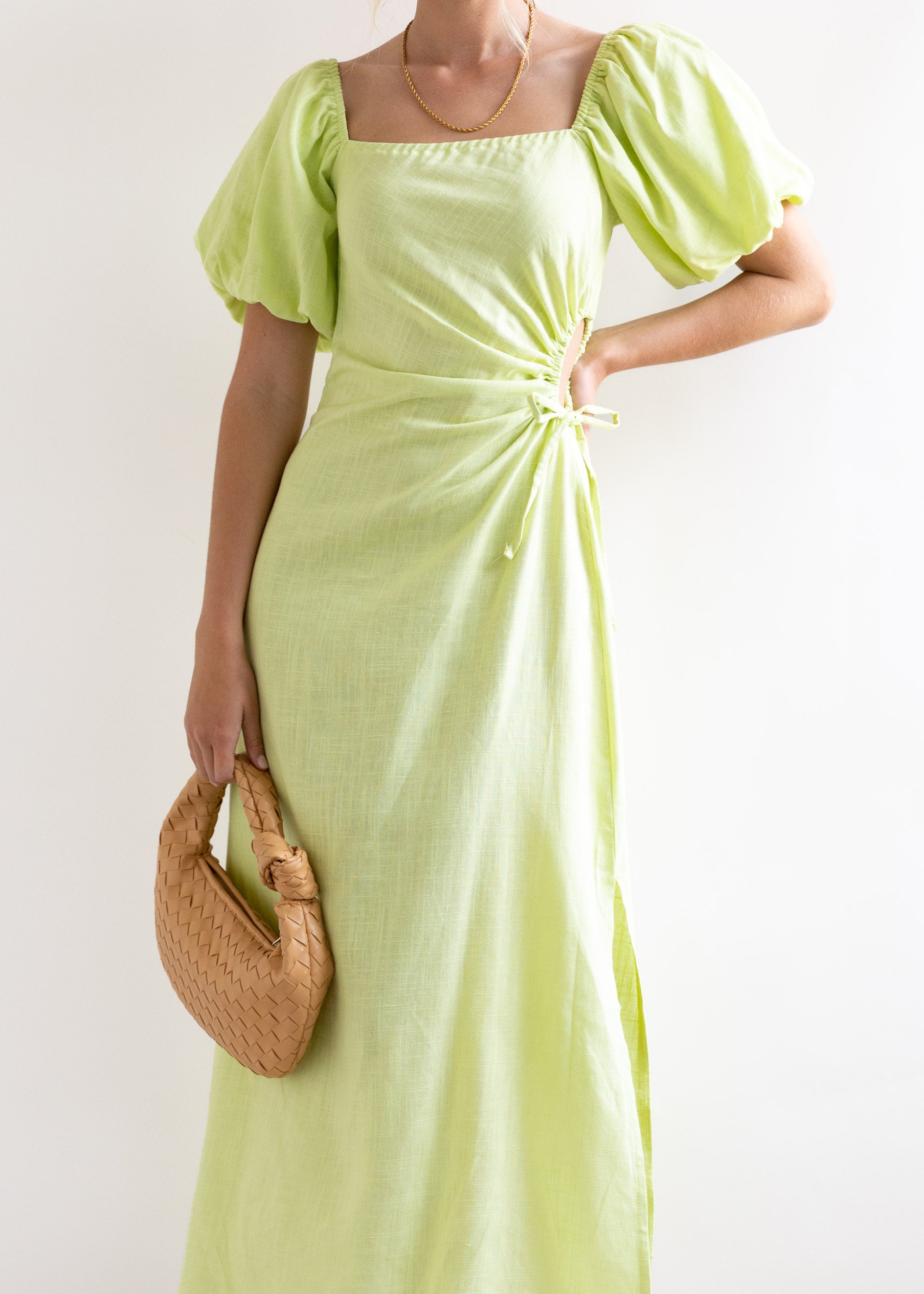 Amara Maxi Dress - Lime