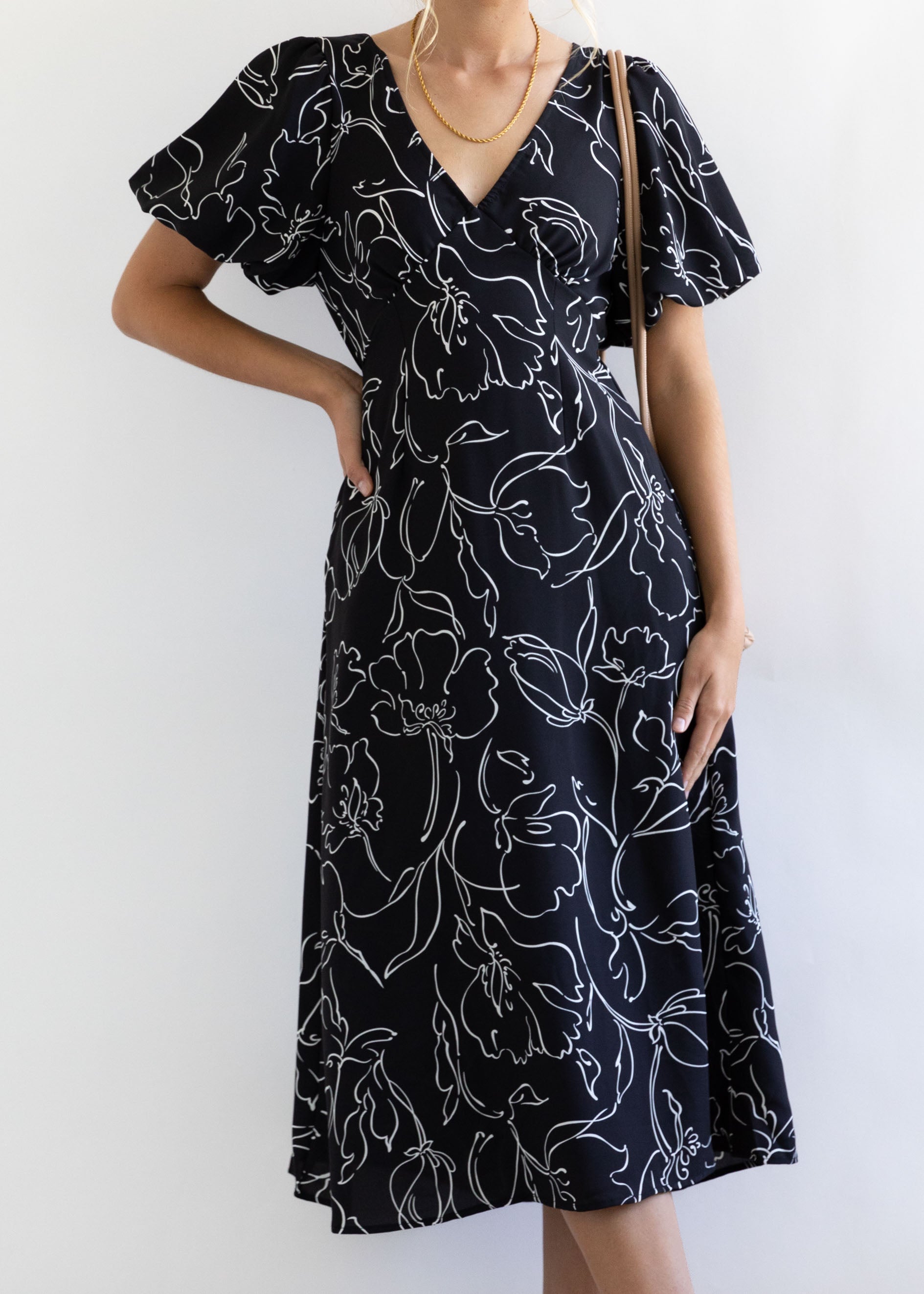 Okella Maxi Dress - Black