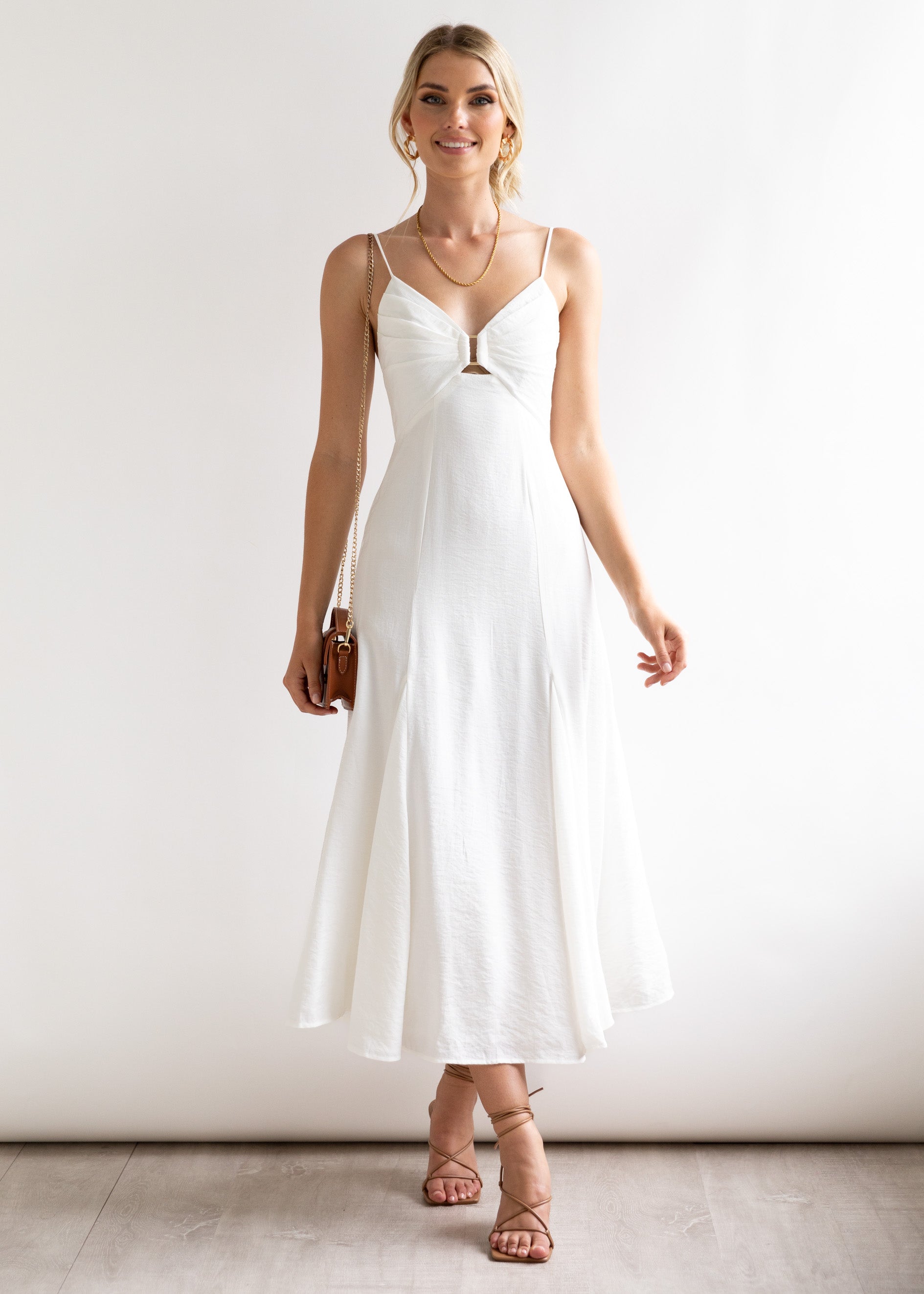 Peytin Midi Dress - Off White