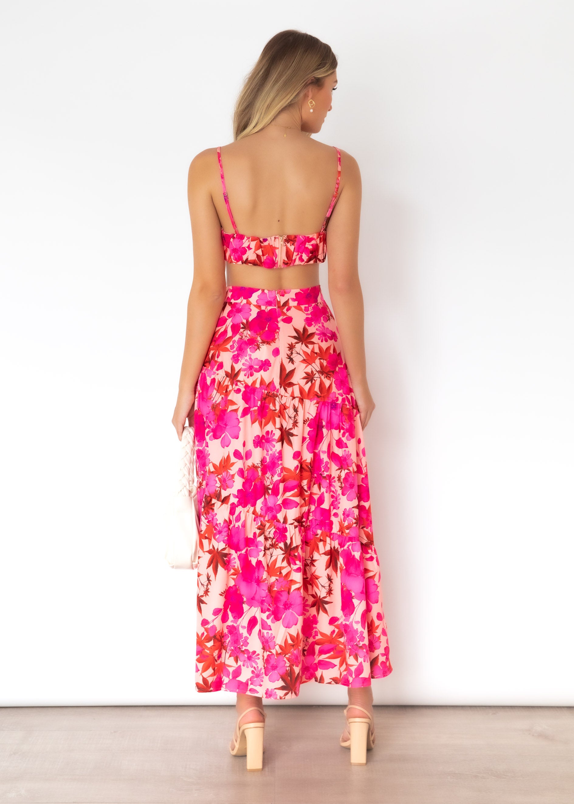 Rasse Crop - Magenta Floral