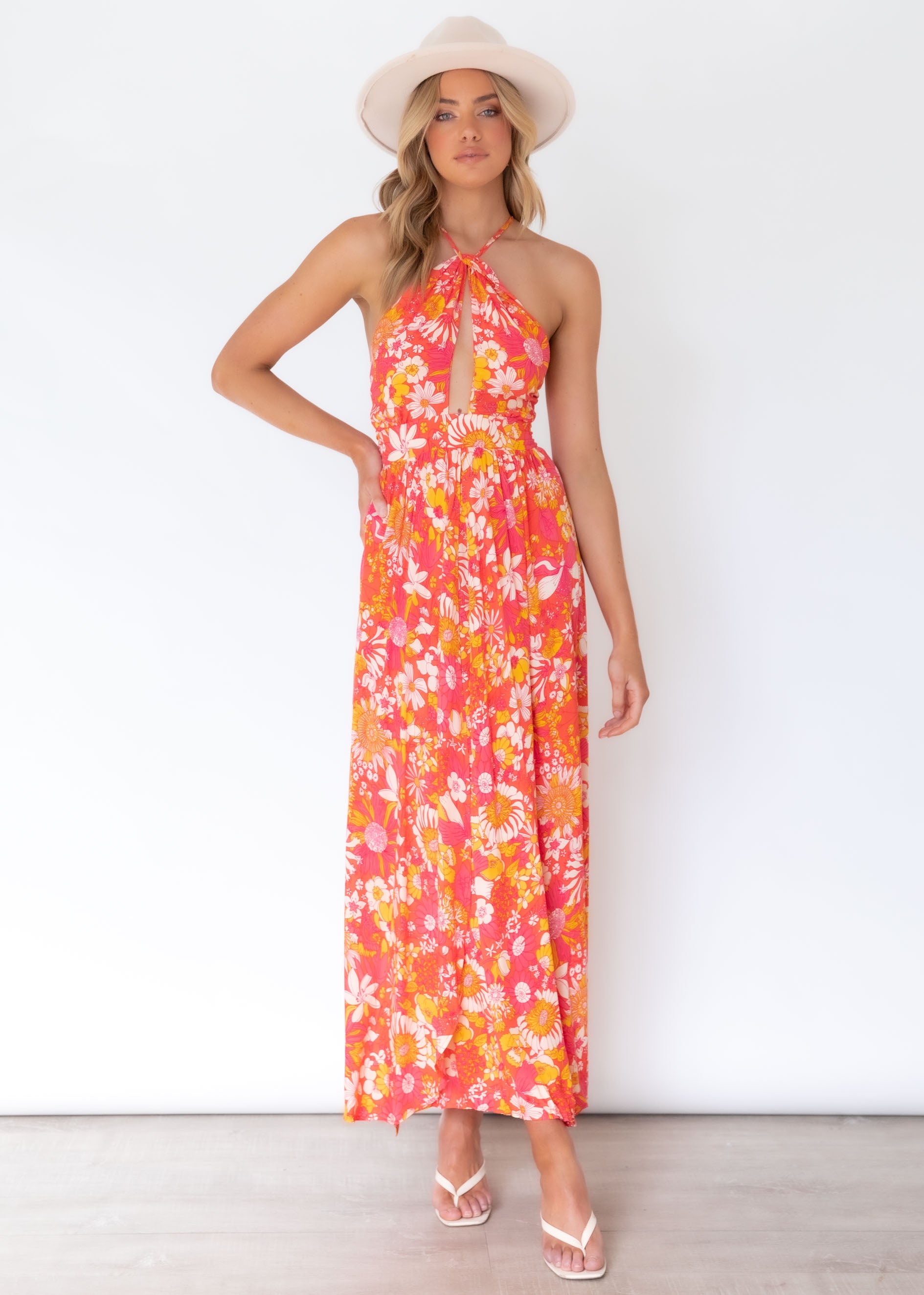 Jayma Maxi Dress - Berry Floral