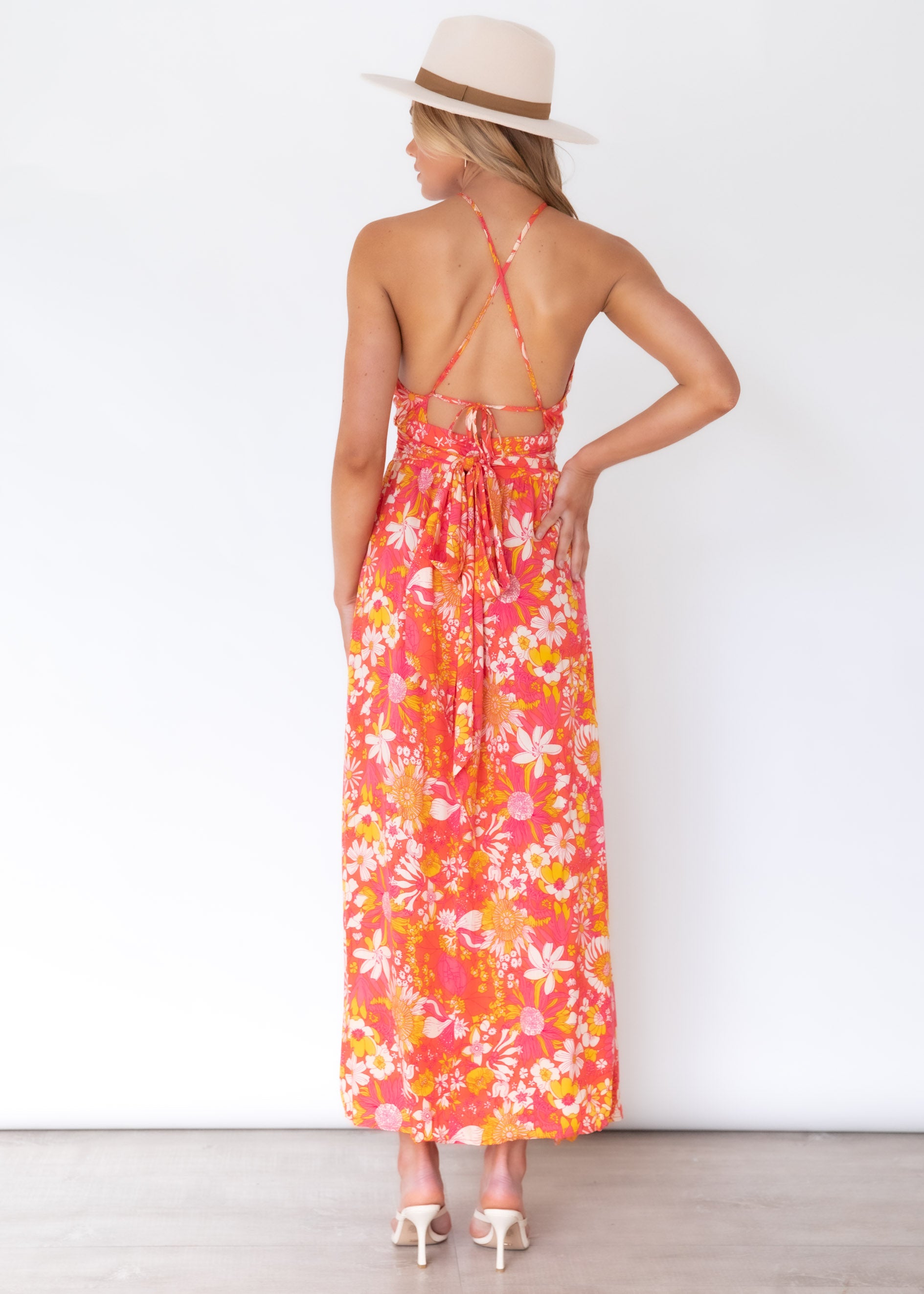 Jayma Maxi Dress - Berry Floral