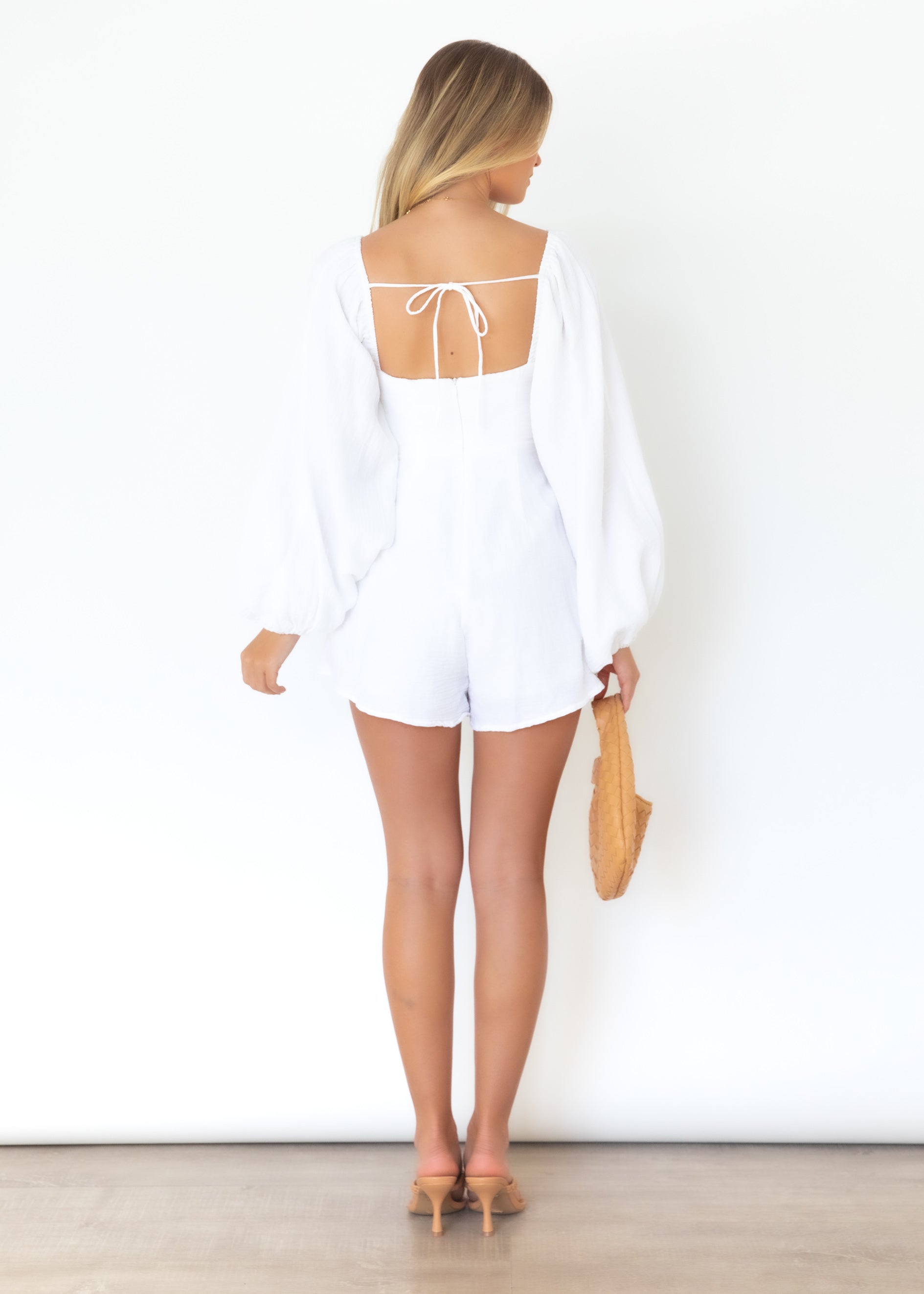 Carinne Playsuit - White
