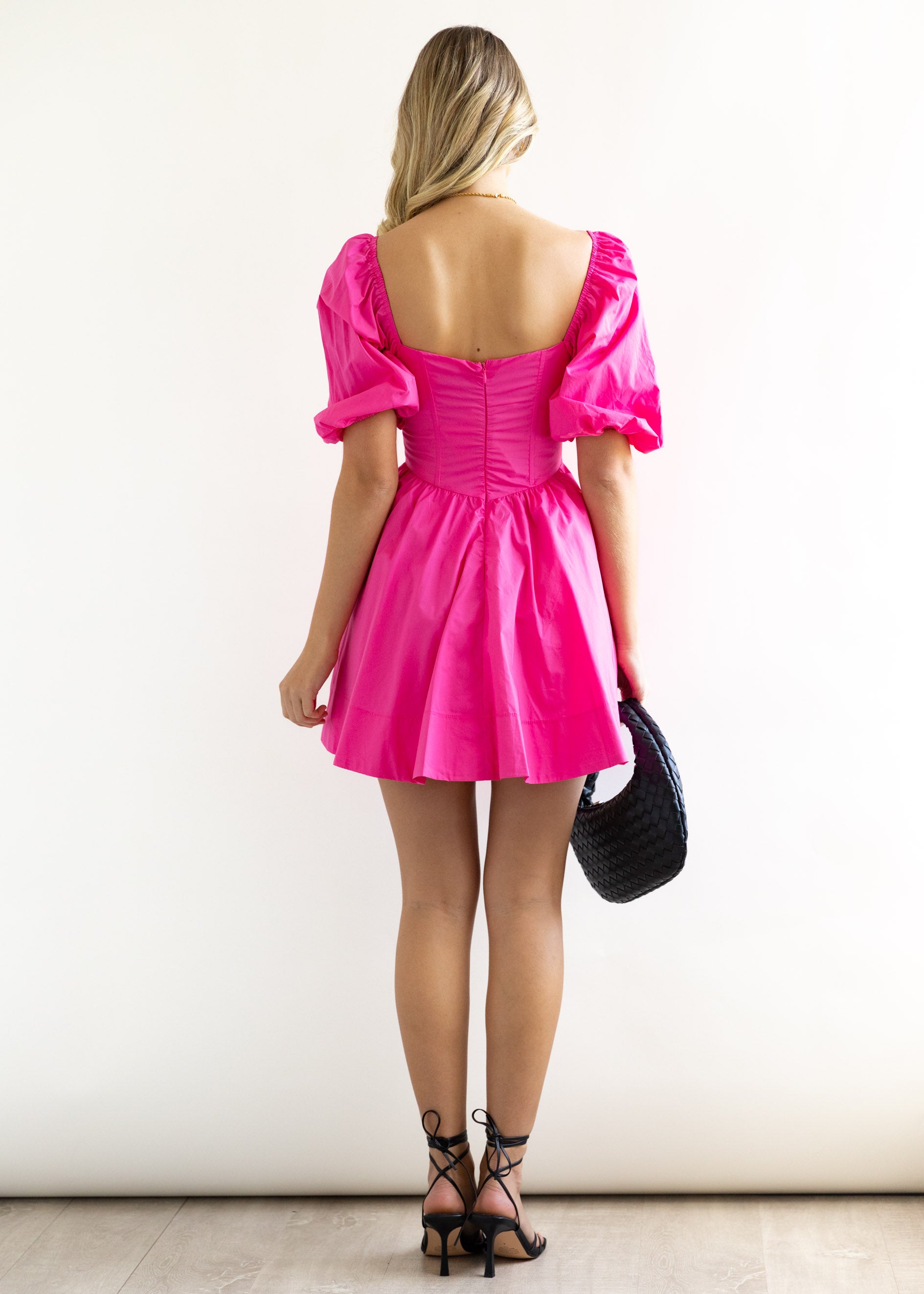 Asher Dress - Hot Pink
