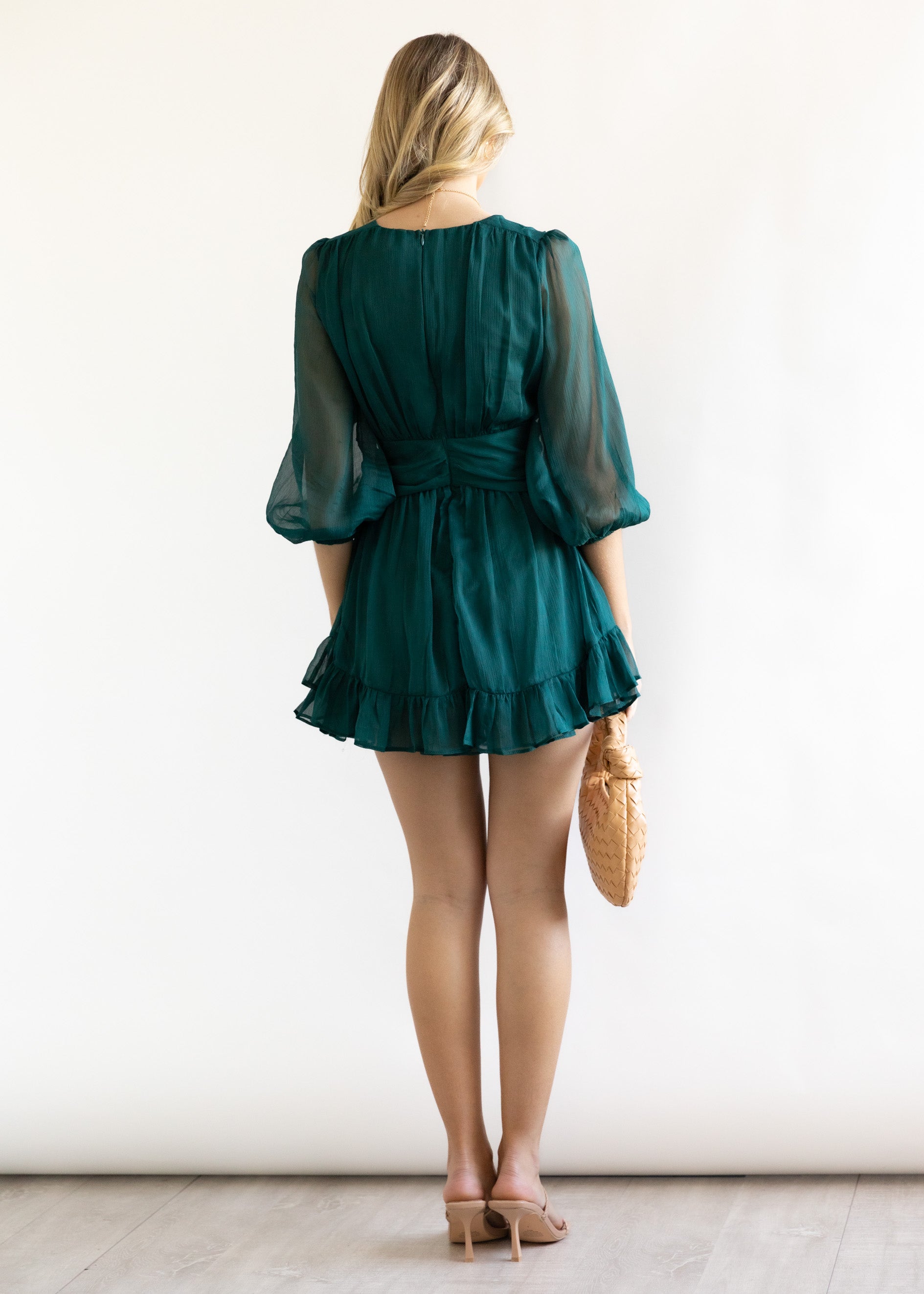 Leahia Dress - Emerald