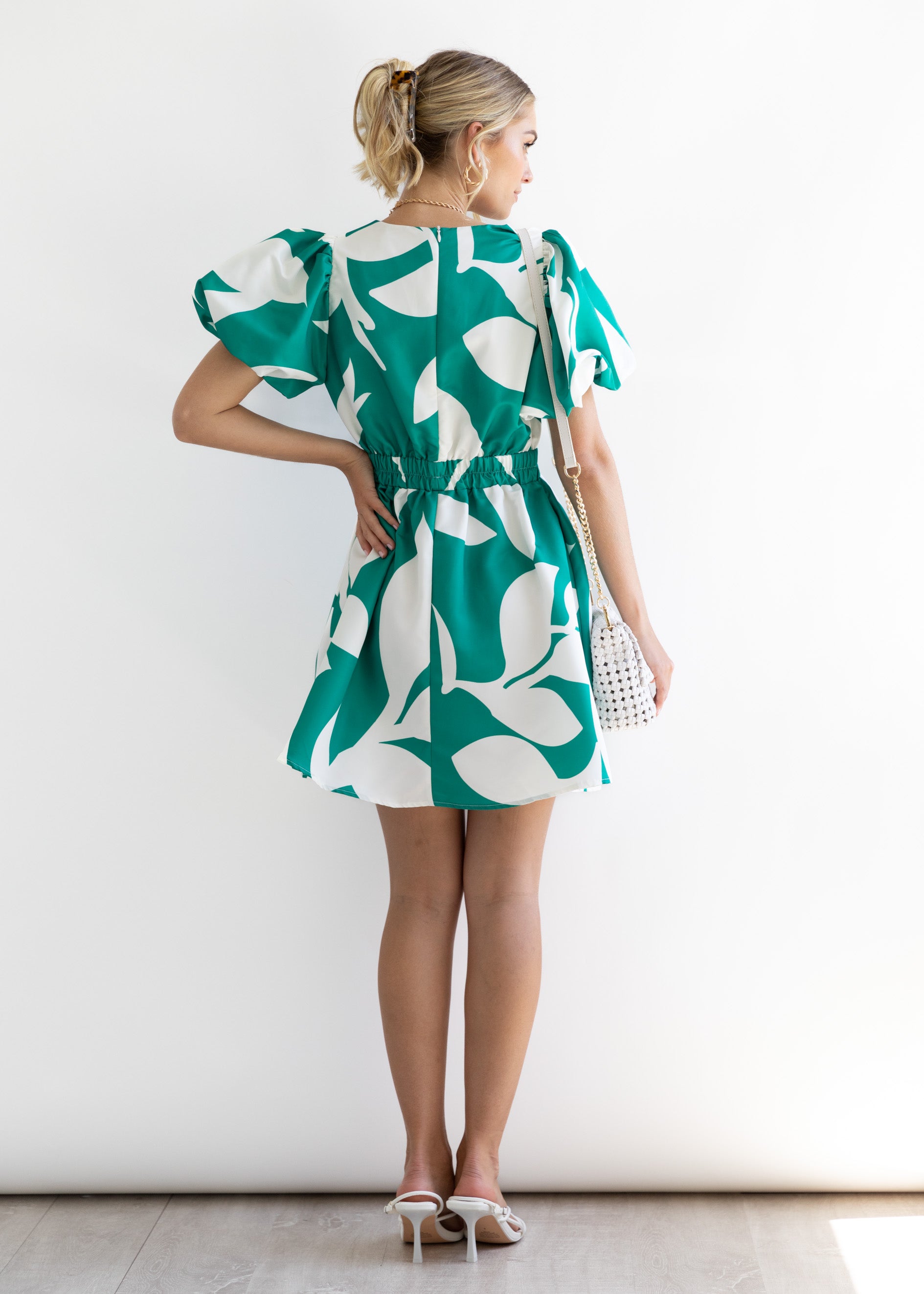 Herington Dress - Green Leaf