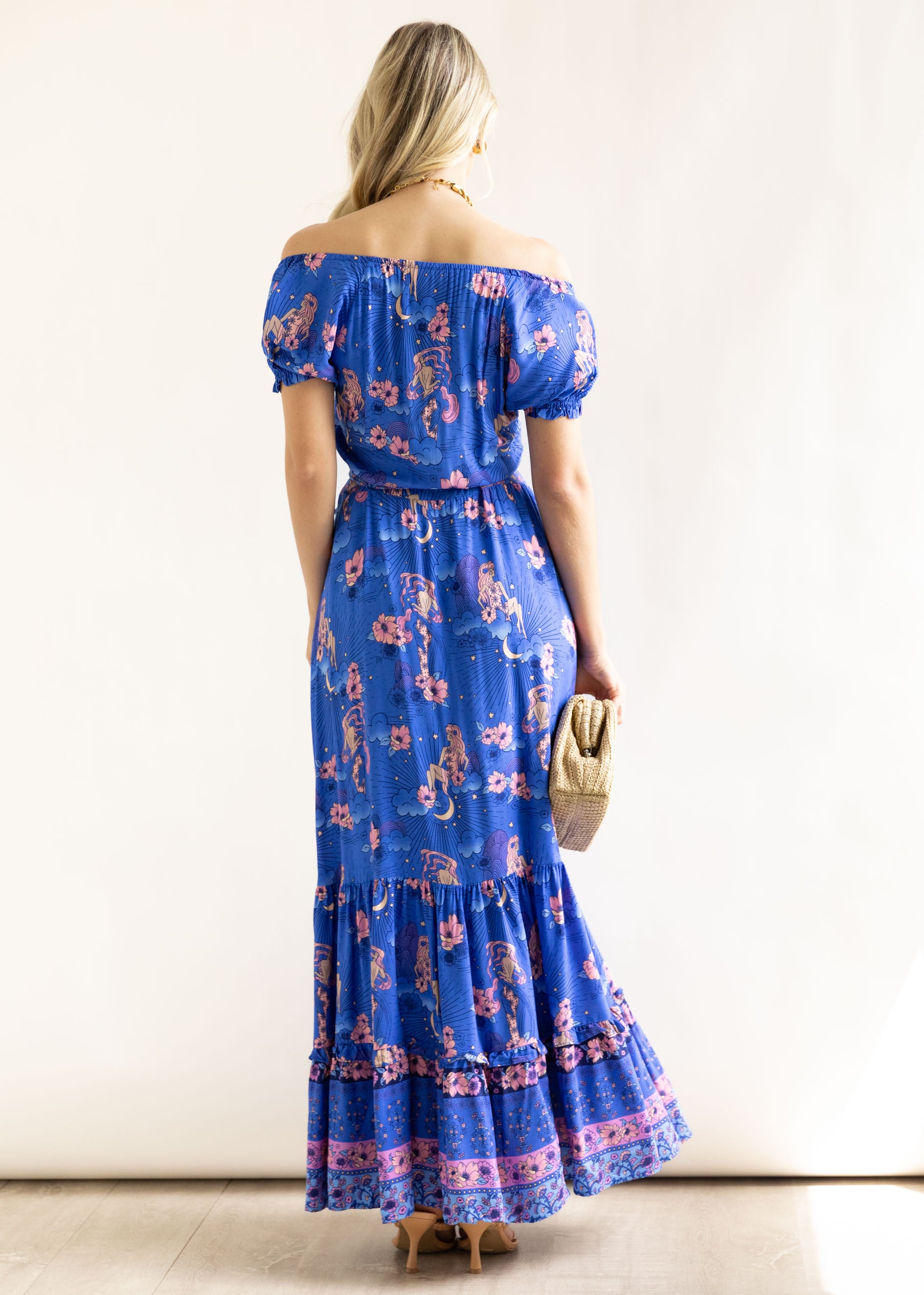 Saria Maxi Dress - Soleil Blue