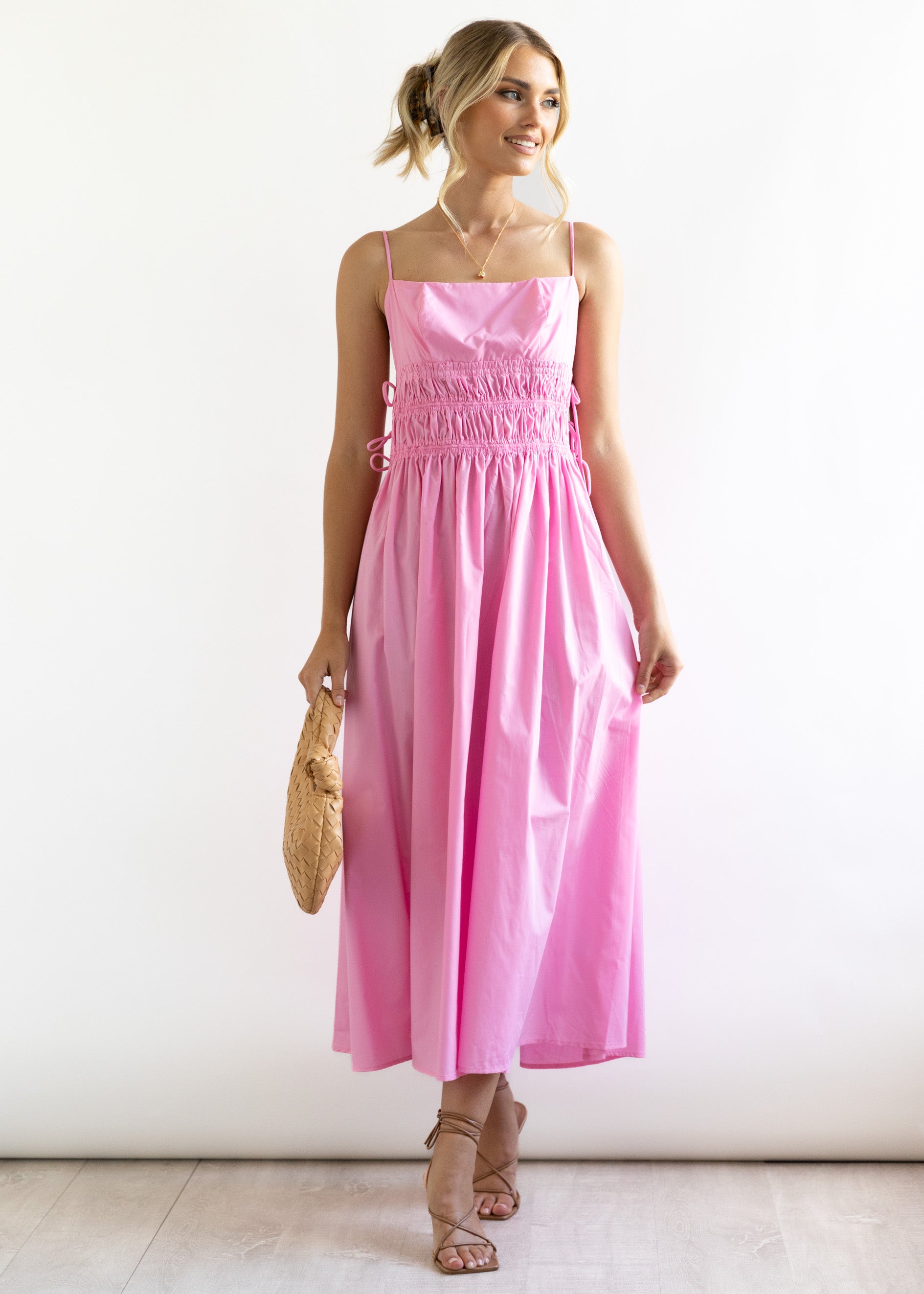 Jarvick Midi Dress - Pink