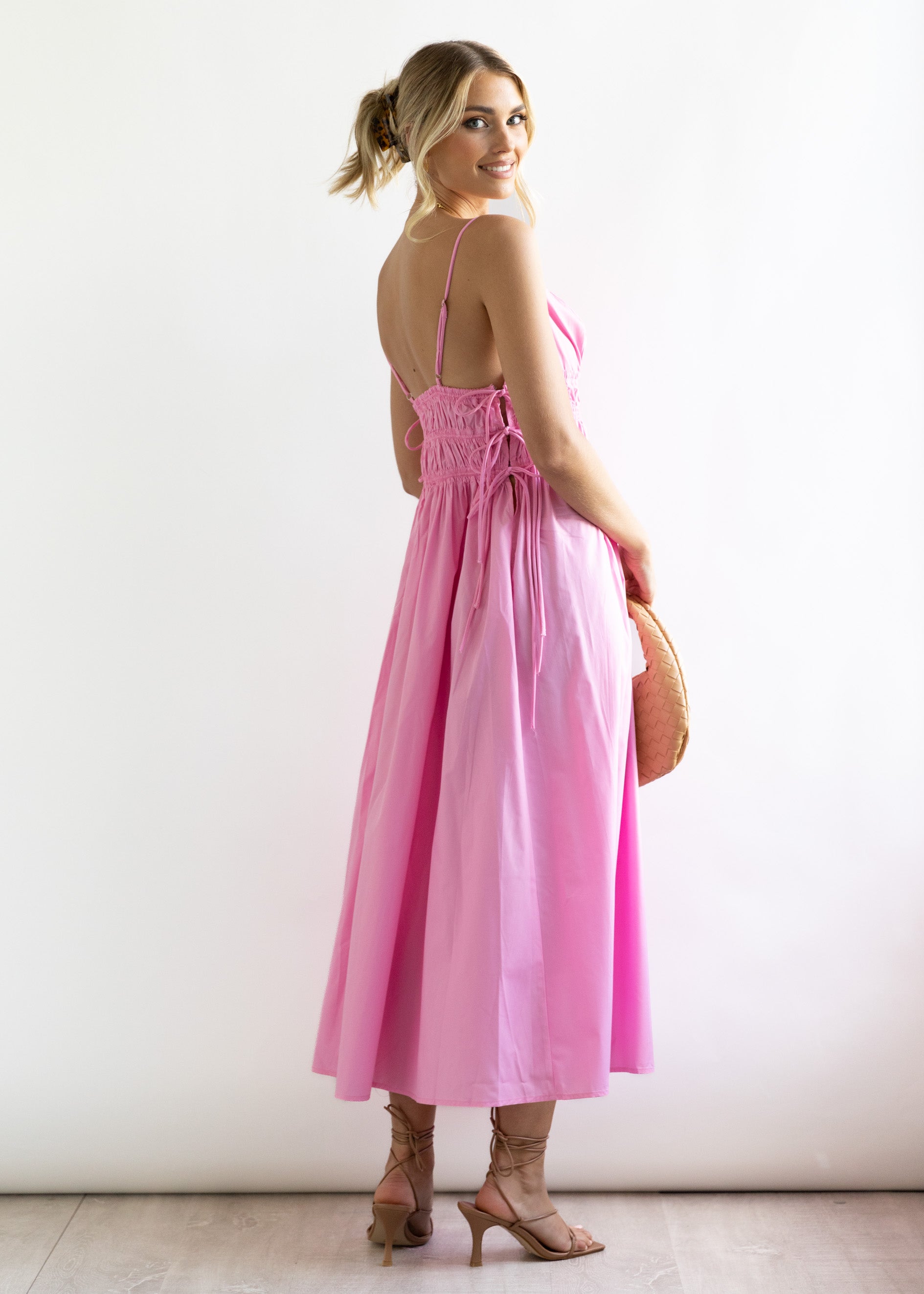 Jarvick Midi Dress - Pink