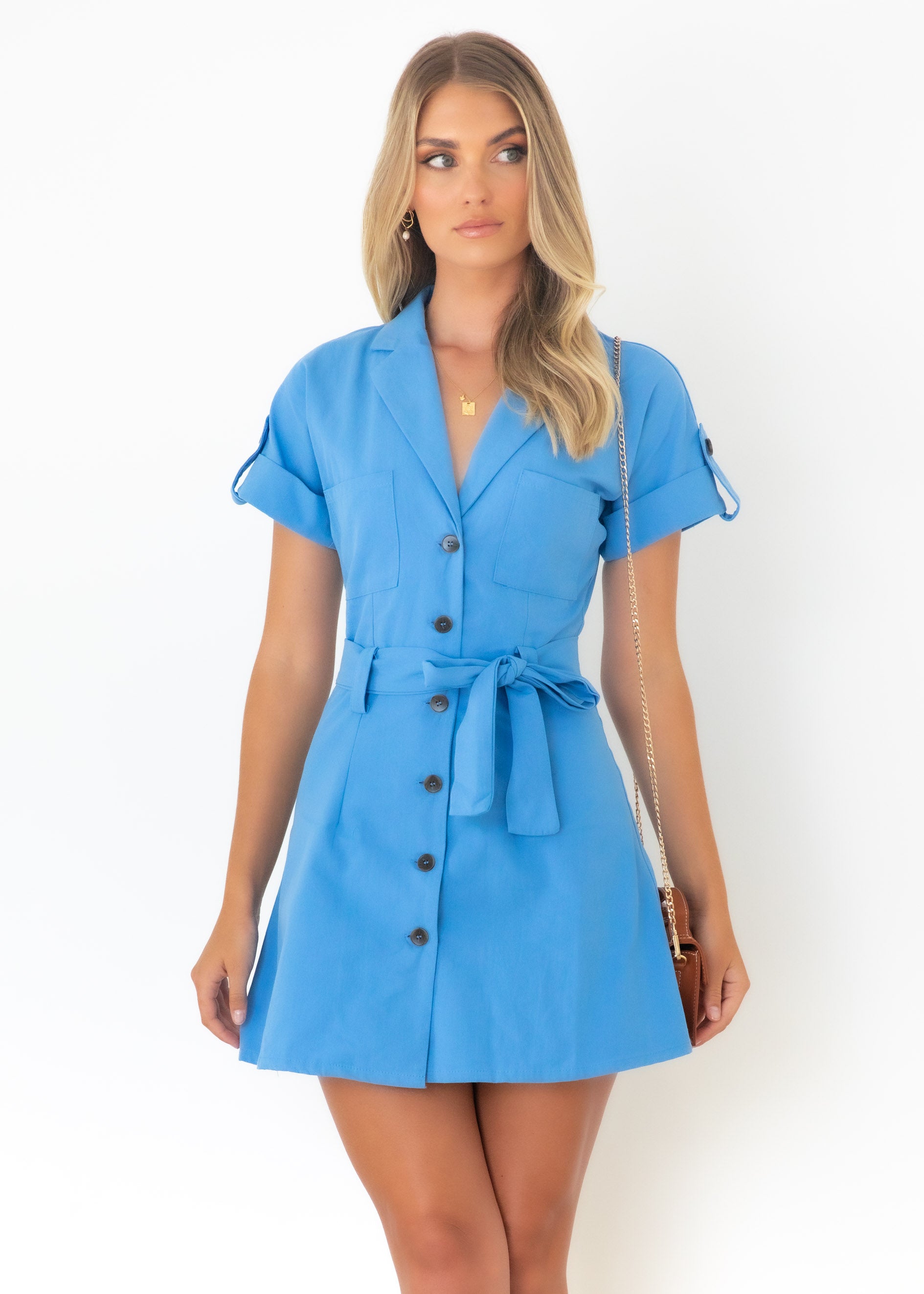 Anitha Blazer Dress - Blue