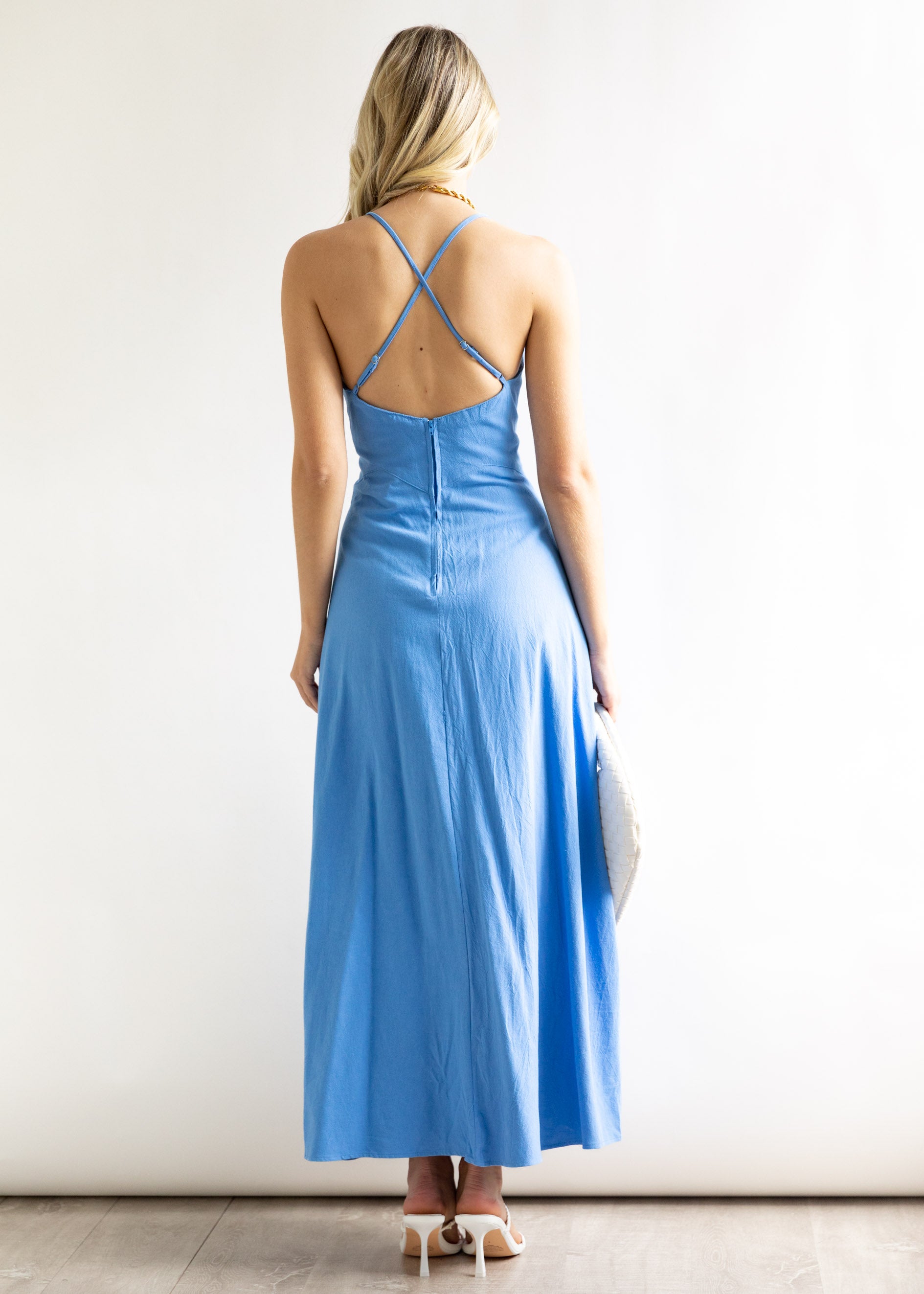 Summer Loving Midi Dress - Azure