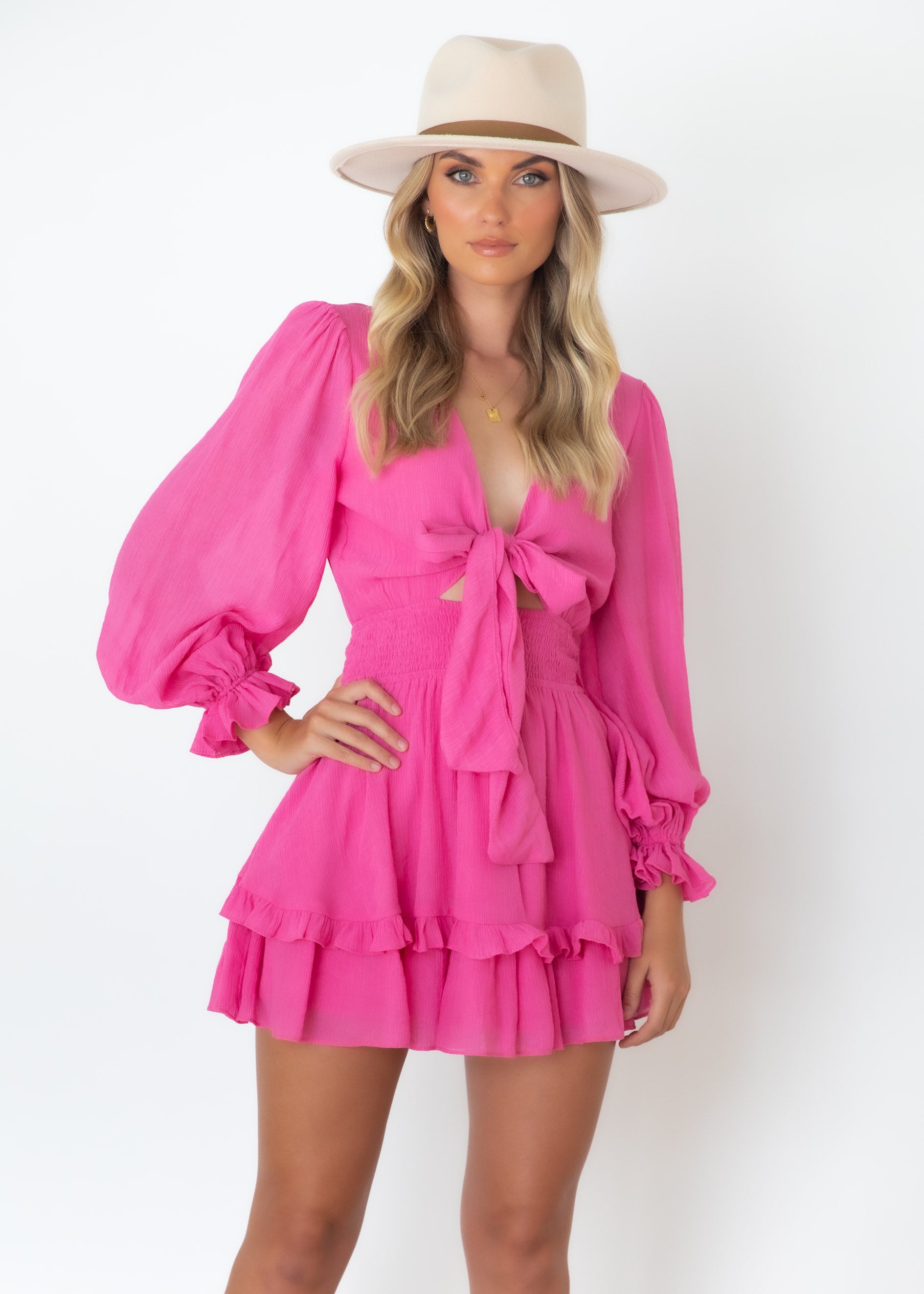 Imre Dress - Hot Pink