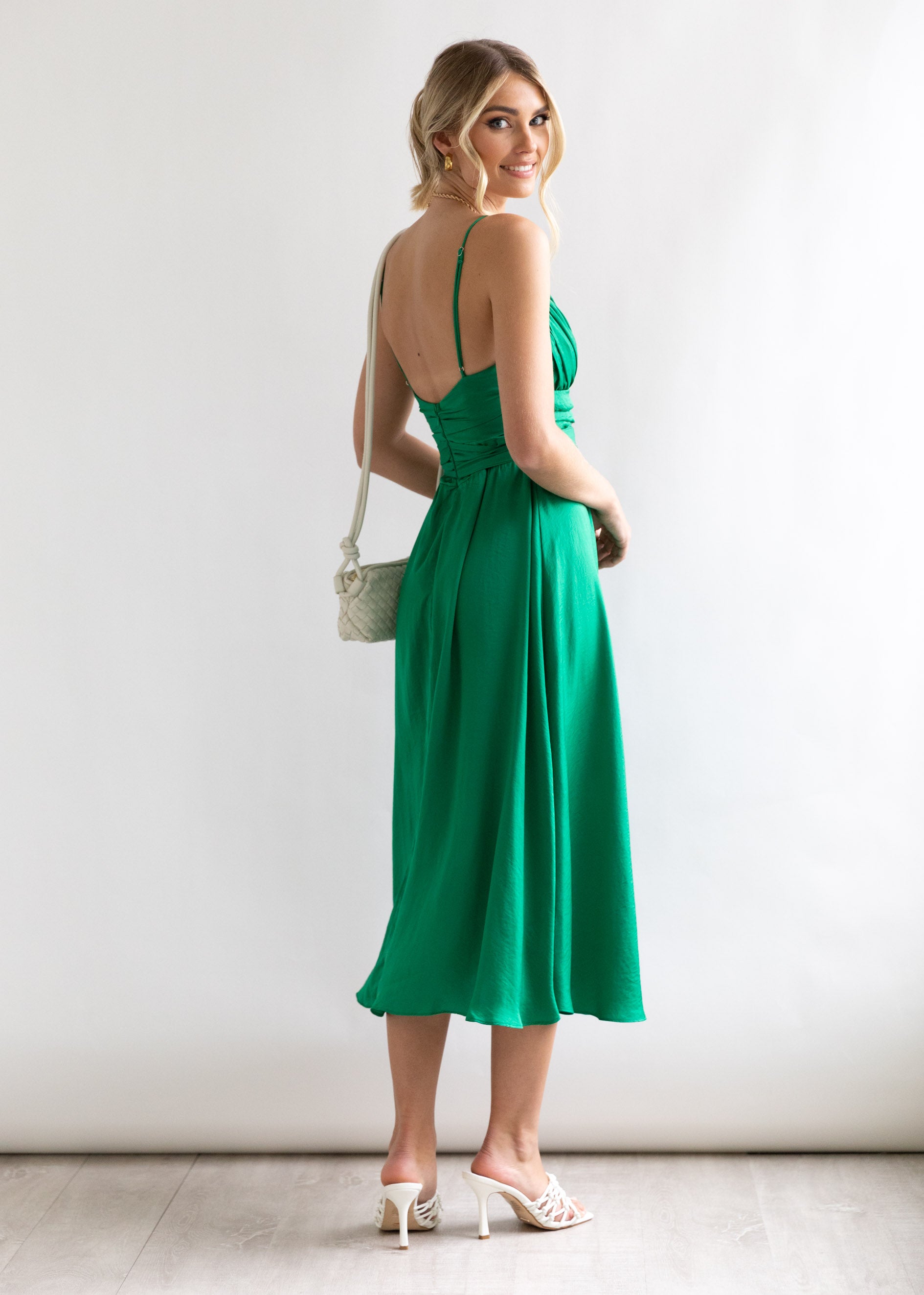 Ellys Midi Dress - Green