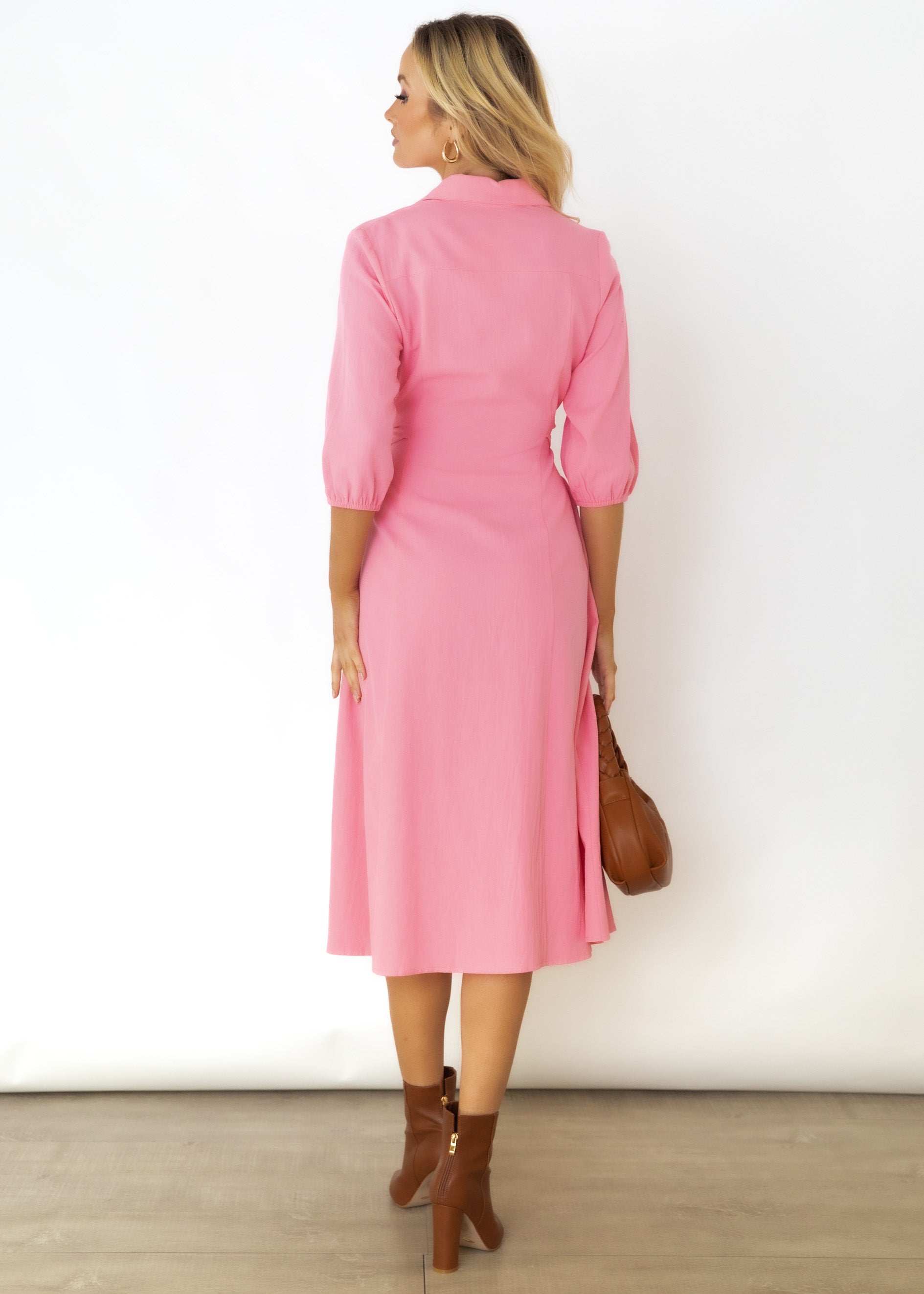 Martiana Midi Dress - Pink