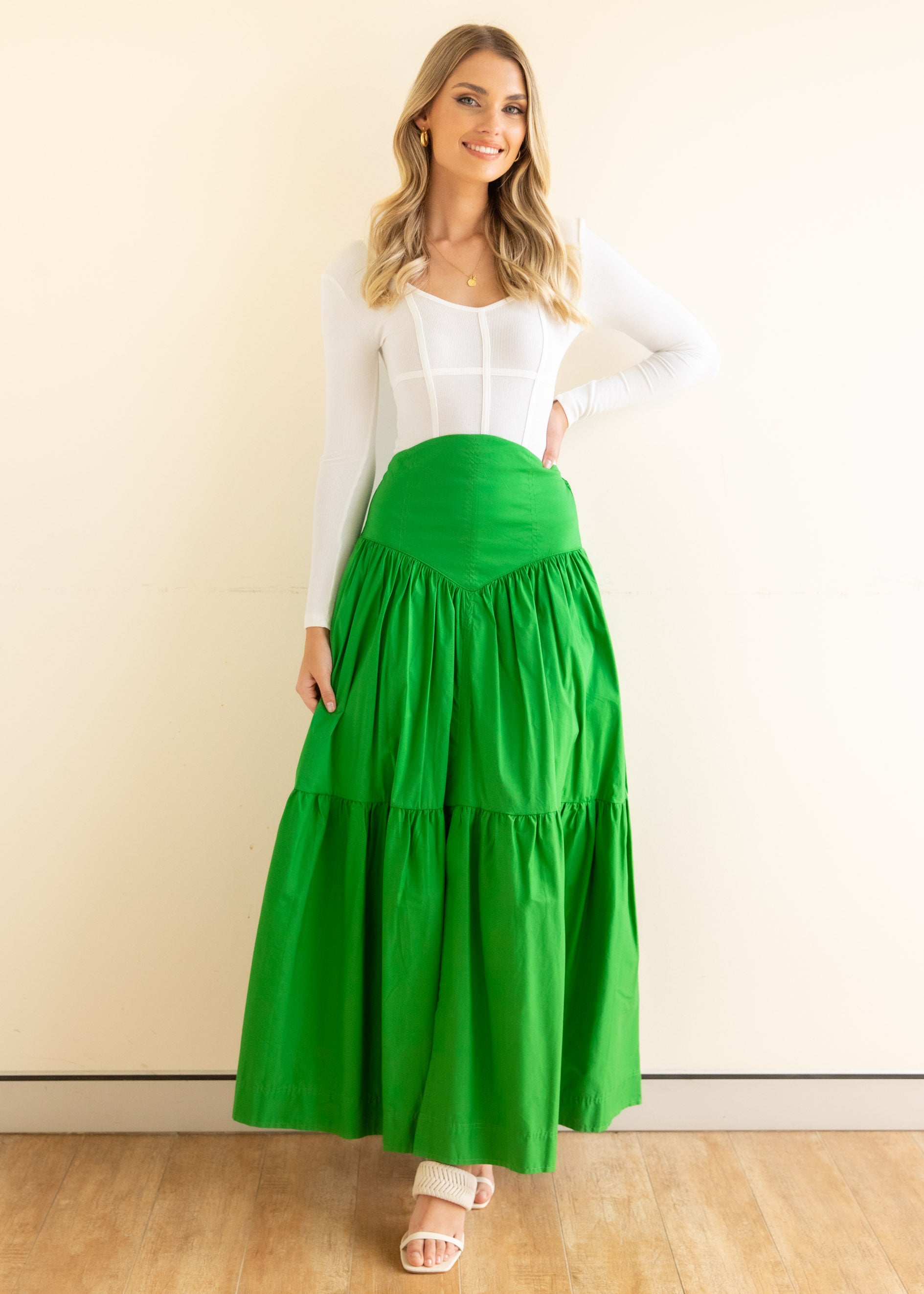 Jorah Maxi Skirt - Green