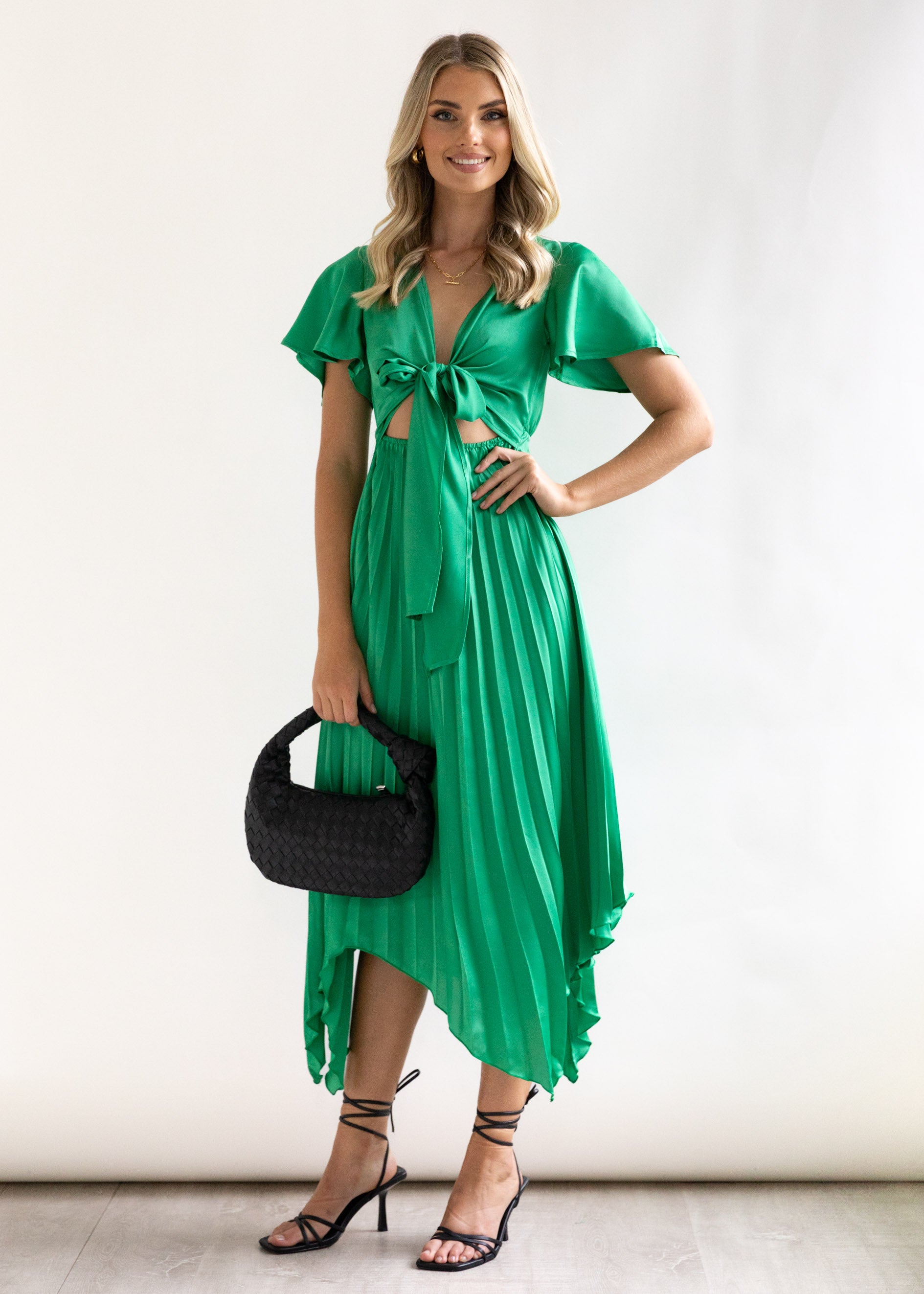 Monia Midi Dress - Green