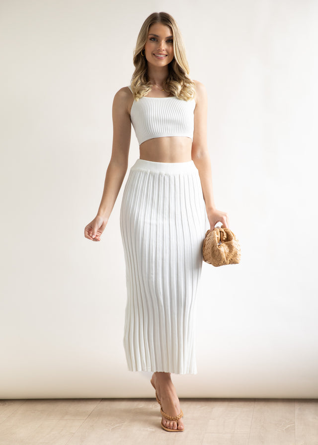 Passia Knit Crop - Off White