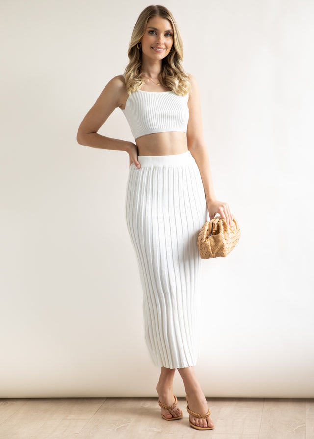 Passia Knit Crop - Off White